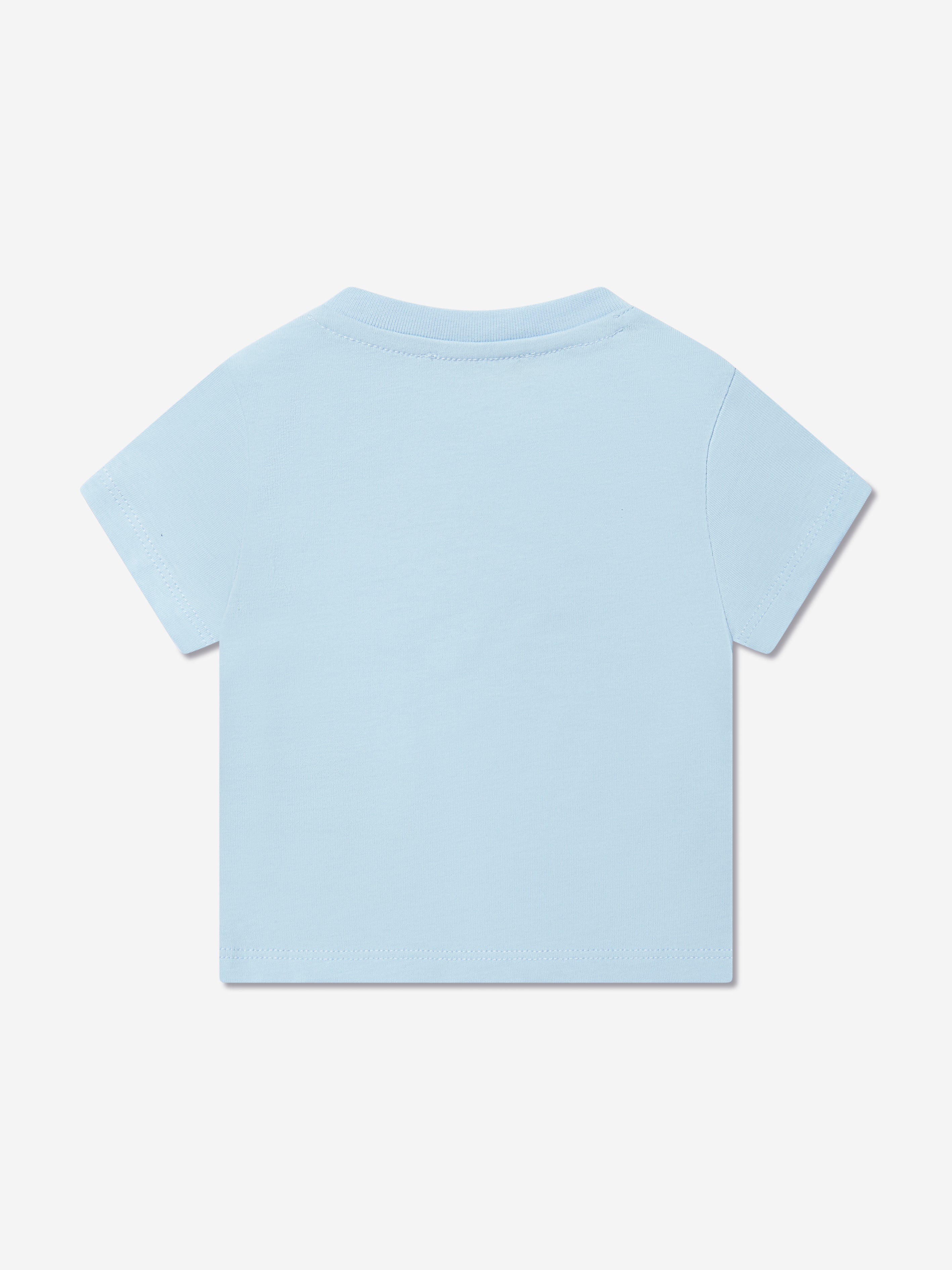 Balmain Baby Boys Logo T-Shirt in Blue