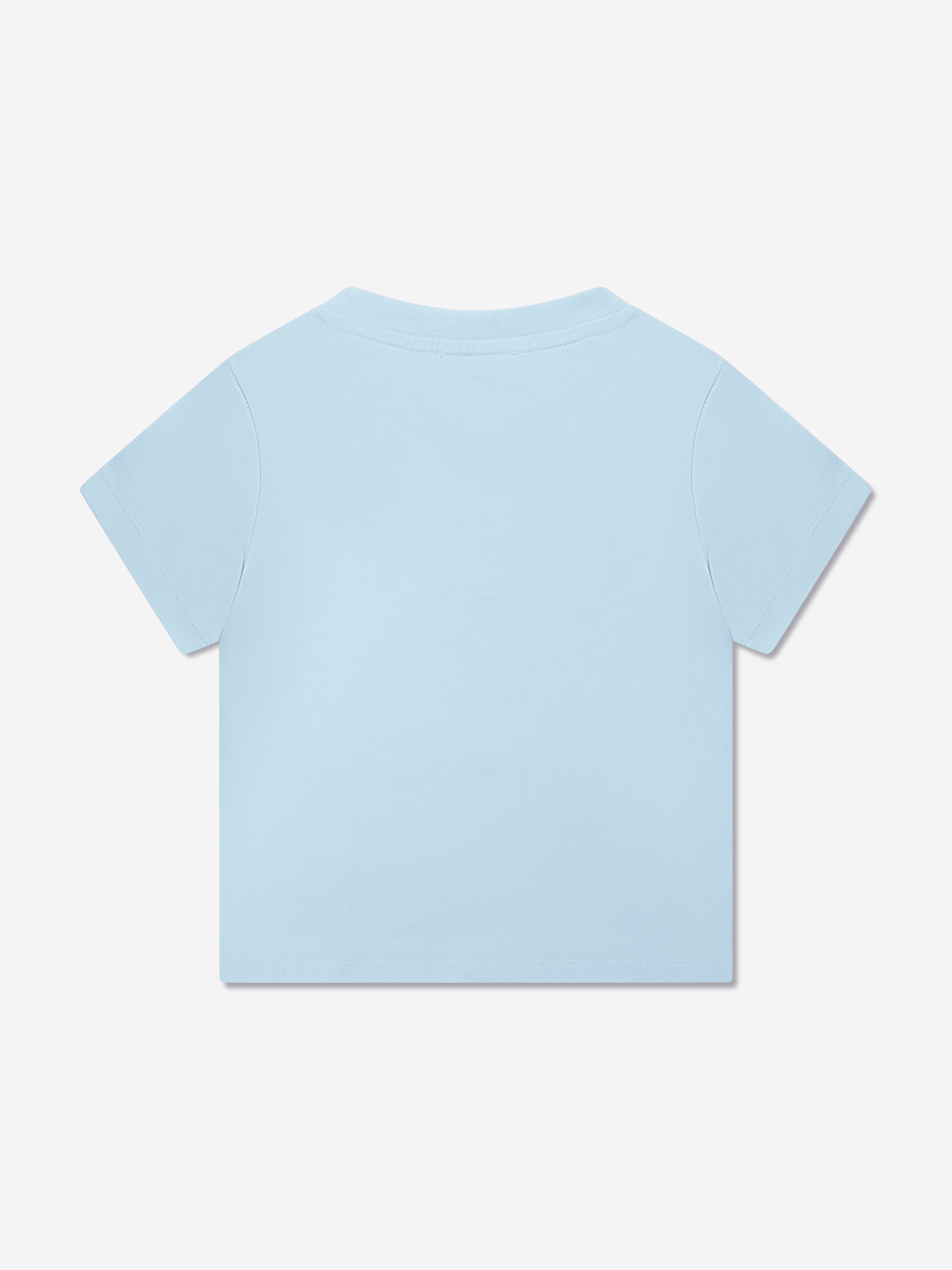 Balmain Boys Logo T-Shirt in Blue