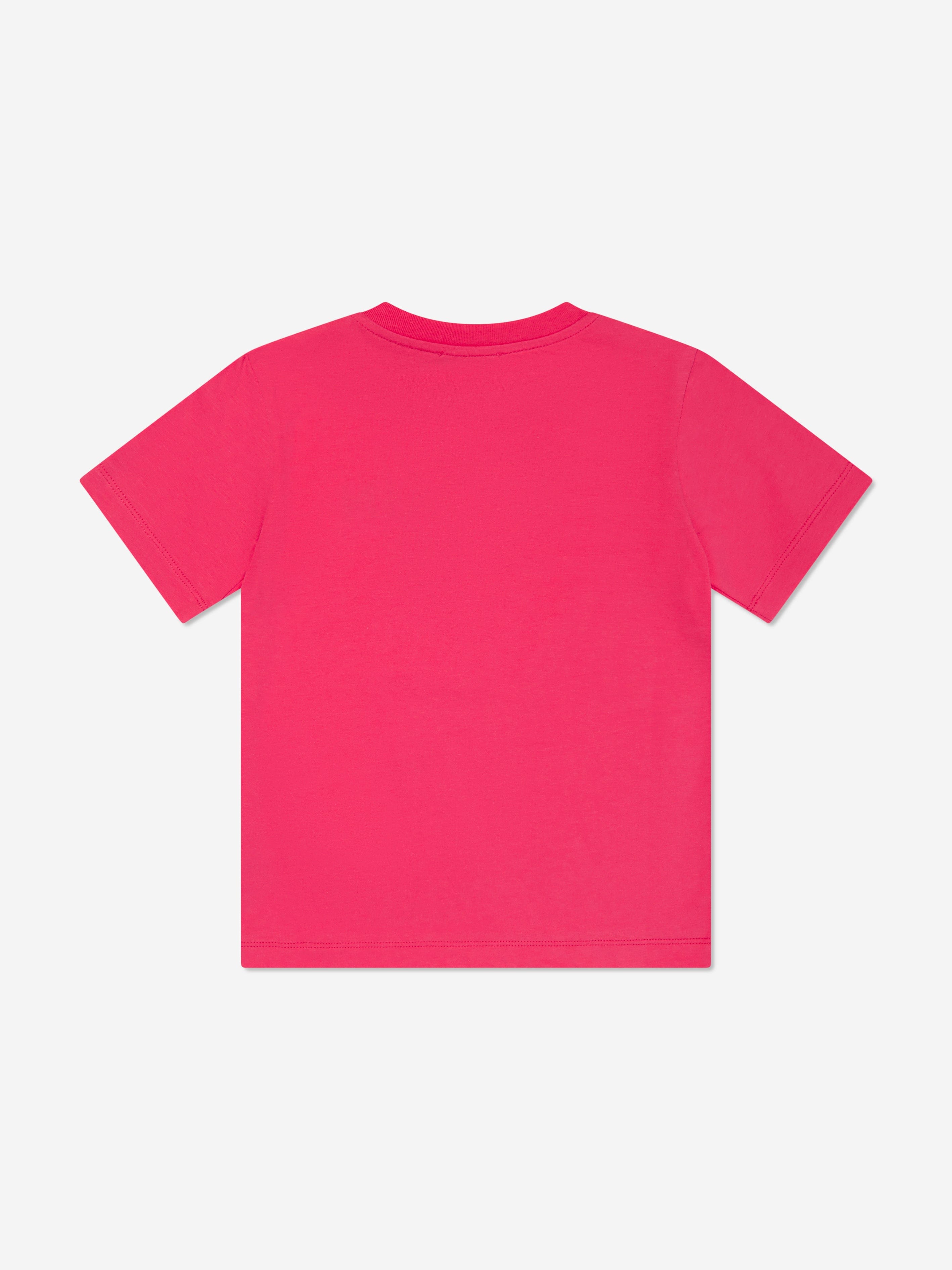 Balmain Boys Logo T-Shirt in Pink