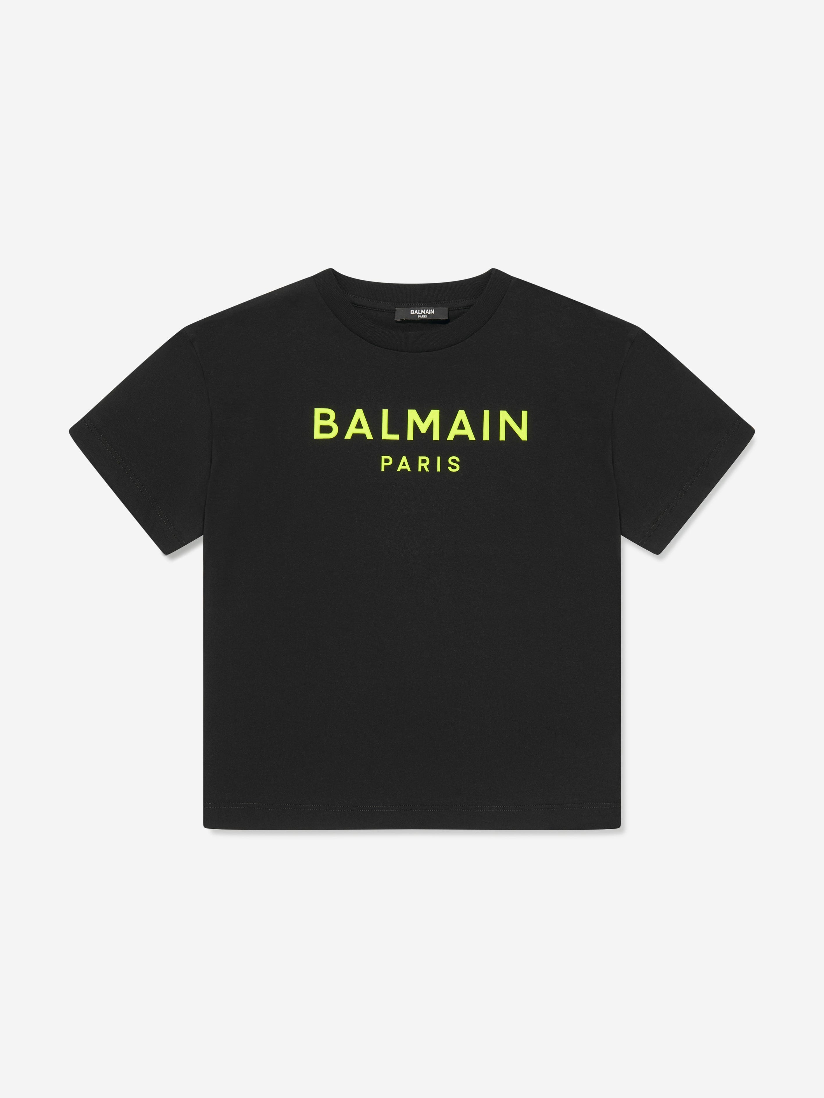 Balmain Boys Logo T-Shirt in Black