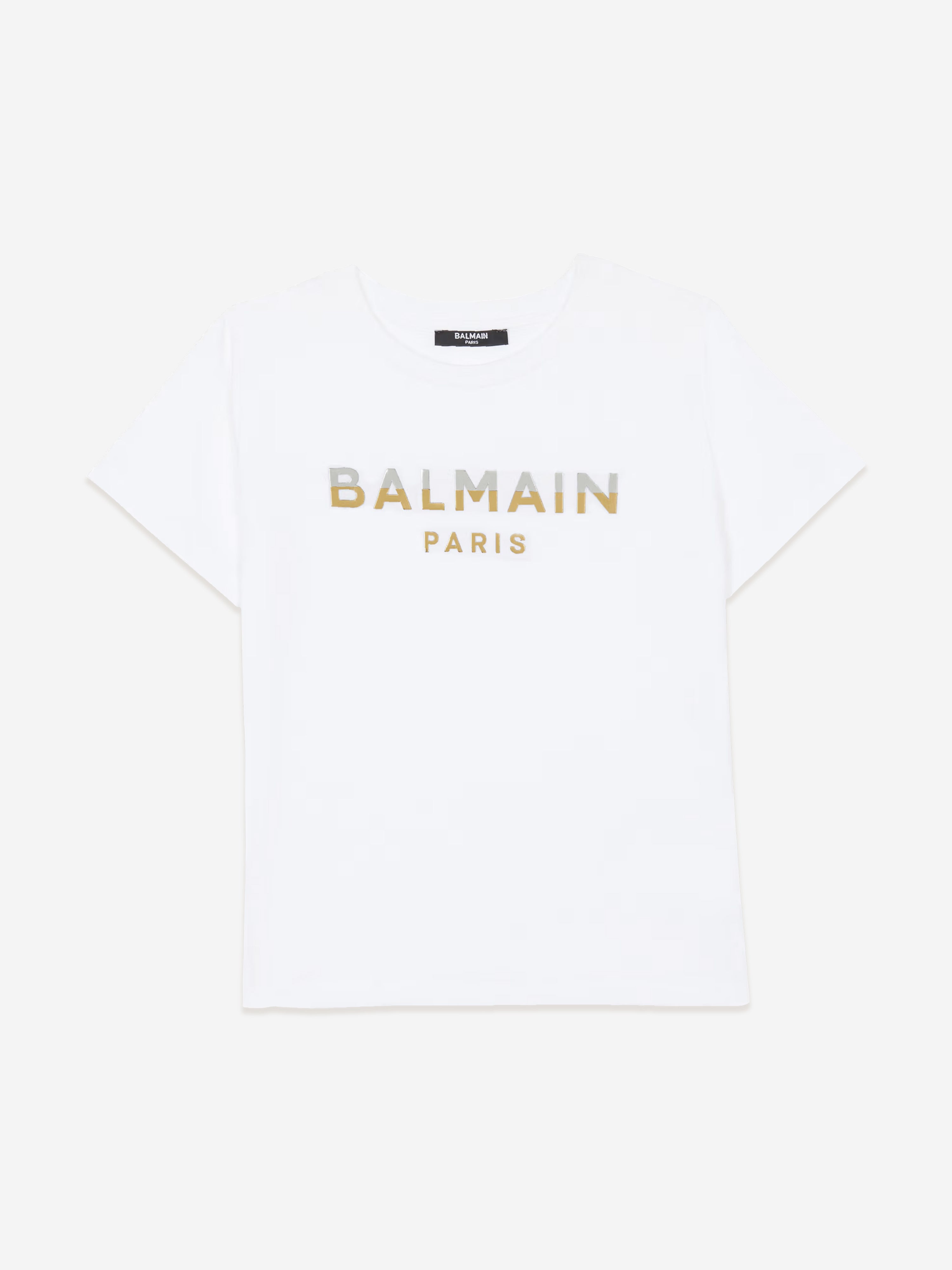 Balmain Boys Logo T-Shirt in White