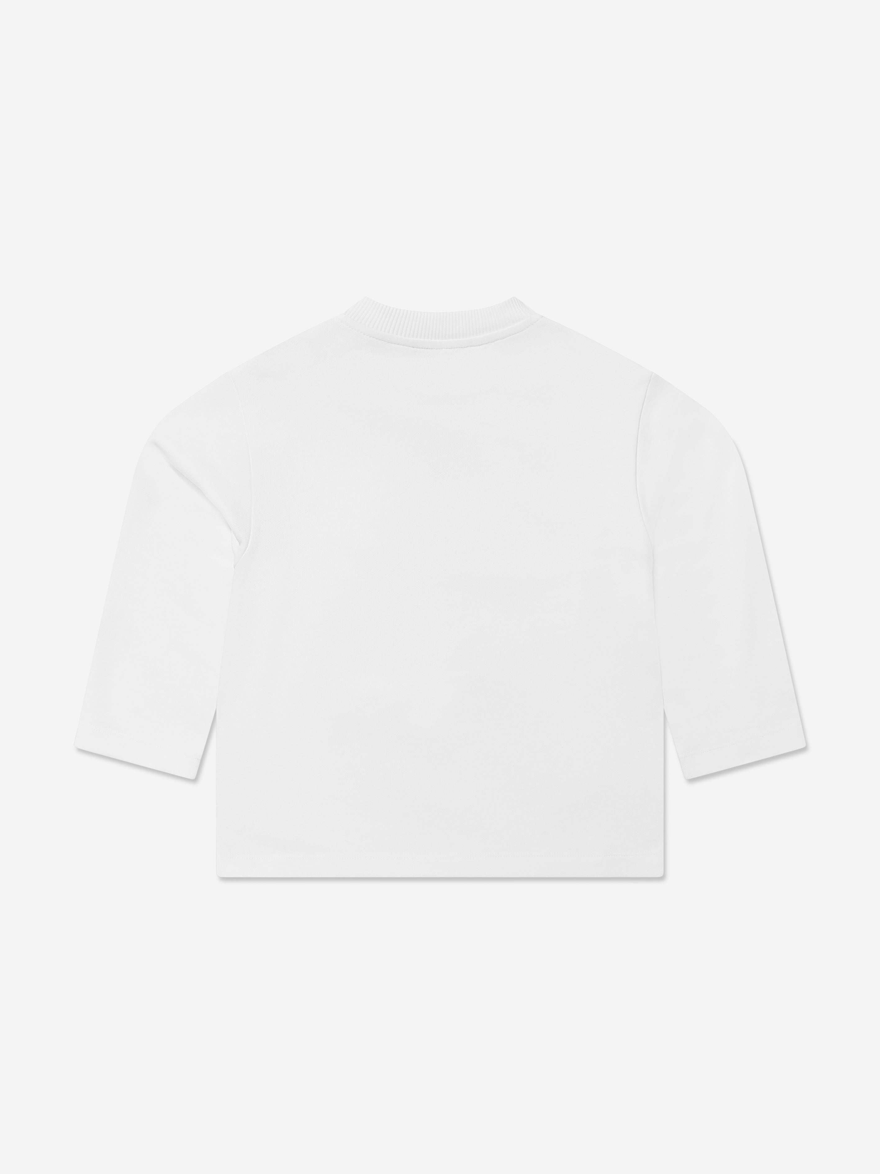 Balmain Kids Logo Sweatshirt in White