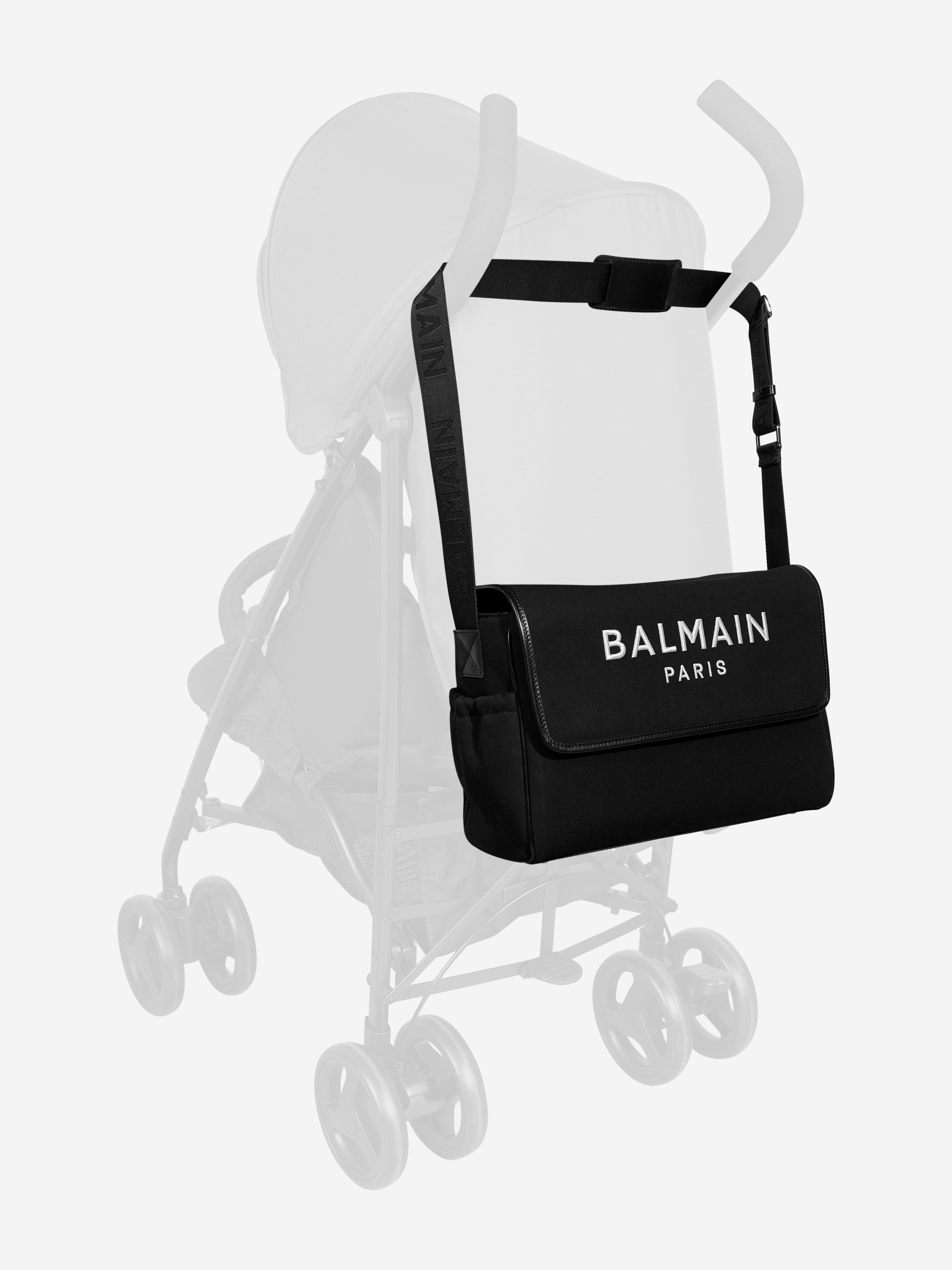 Balmain Baby Logo Changing Black in Black (36cm)