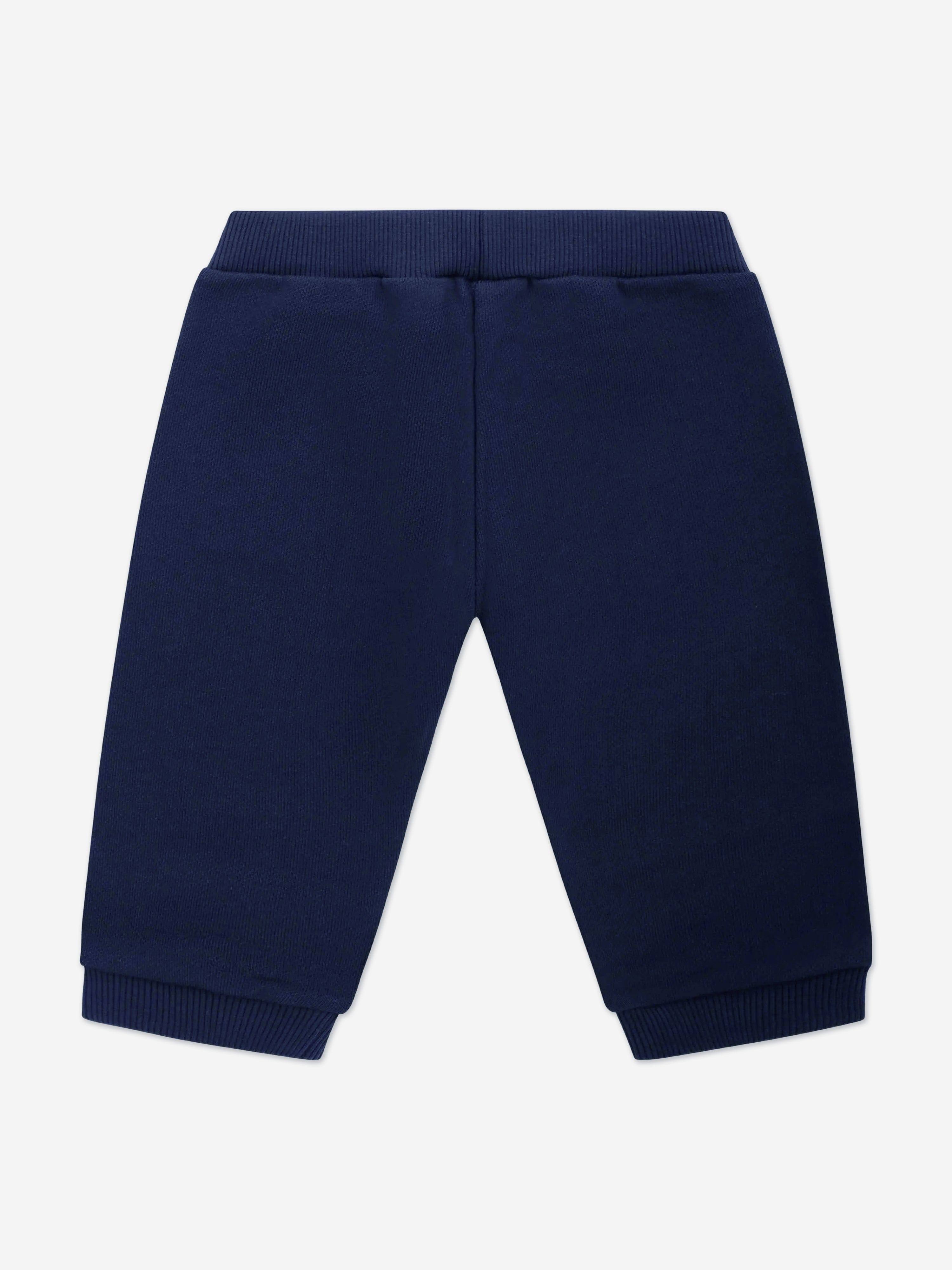 Balmain Baby Boys Logo Joggers in Navy
