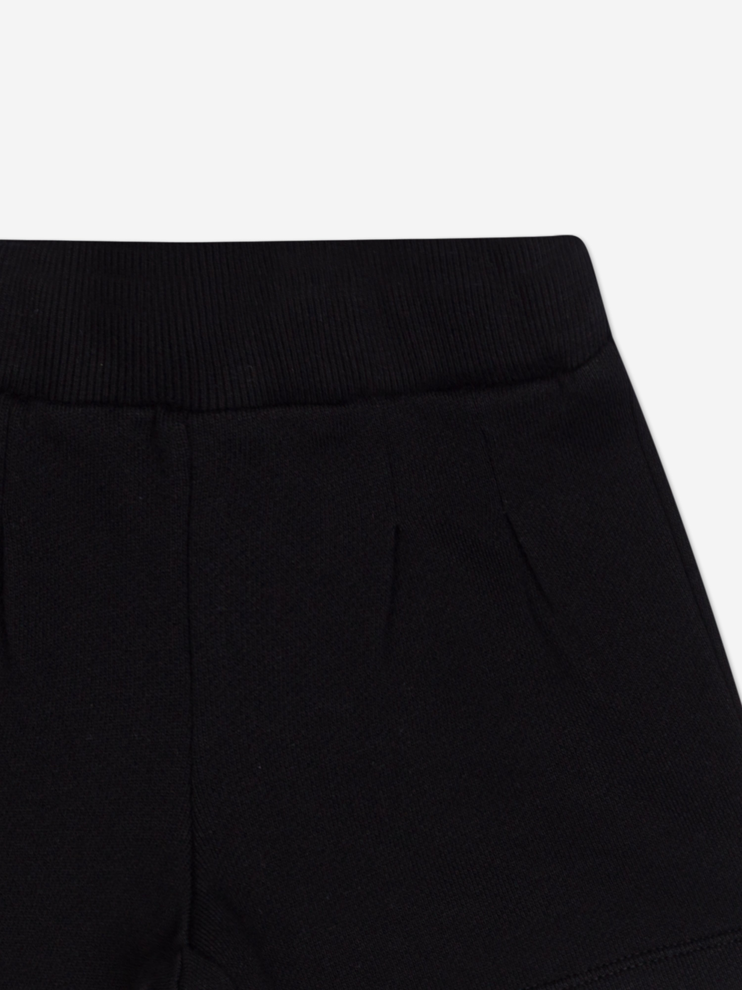 Balmain Baby Cotton Shorts in Black