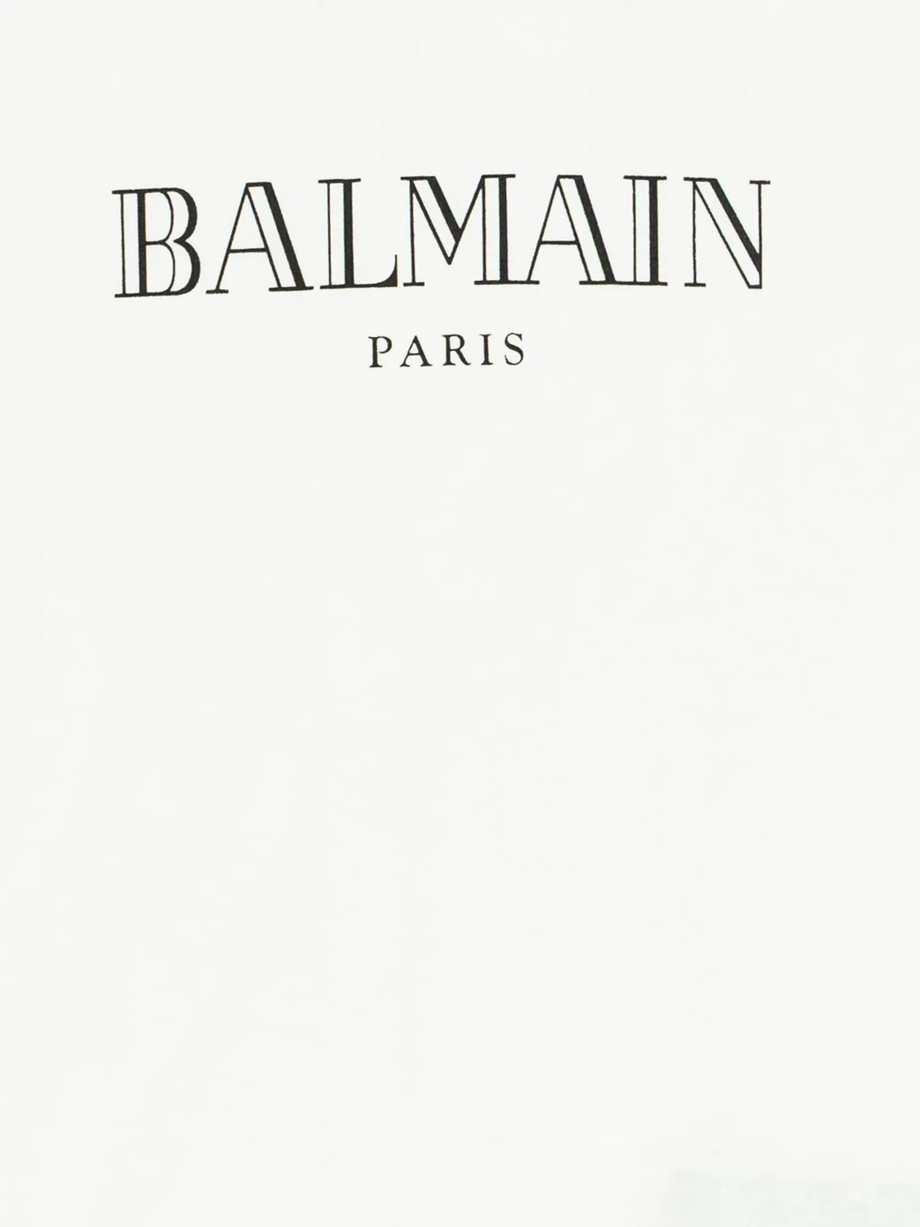 Balmain Boys Logo T-Shirt in White