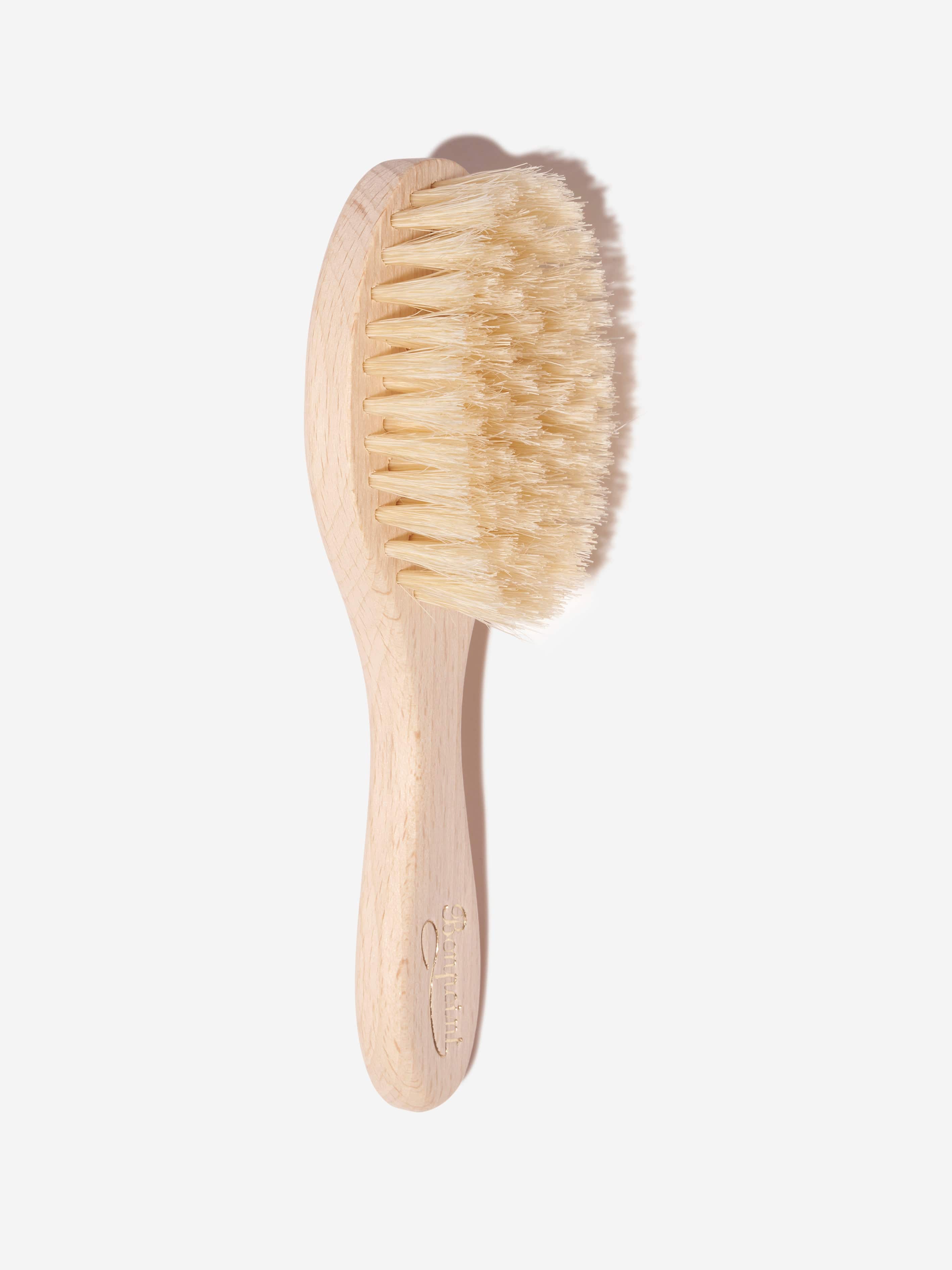 Bonpoint Baby Wooden Hairbrush in Beige