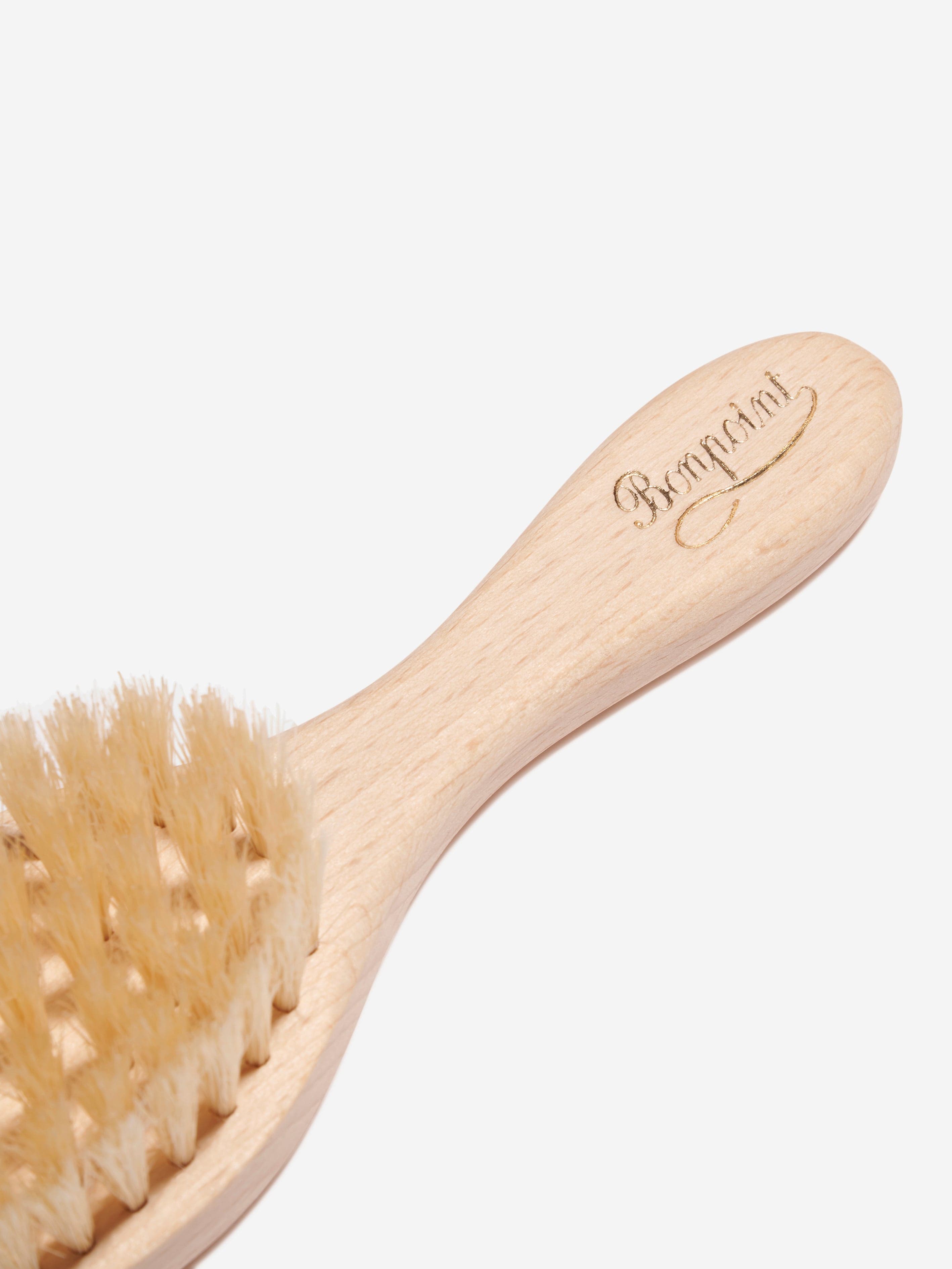 Bonpoint Baby Wooden Hairbrush in Beige