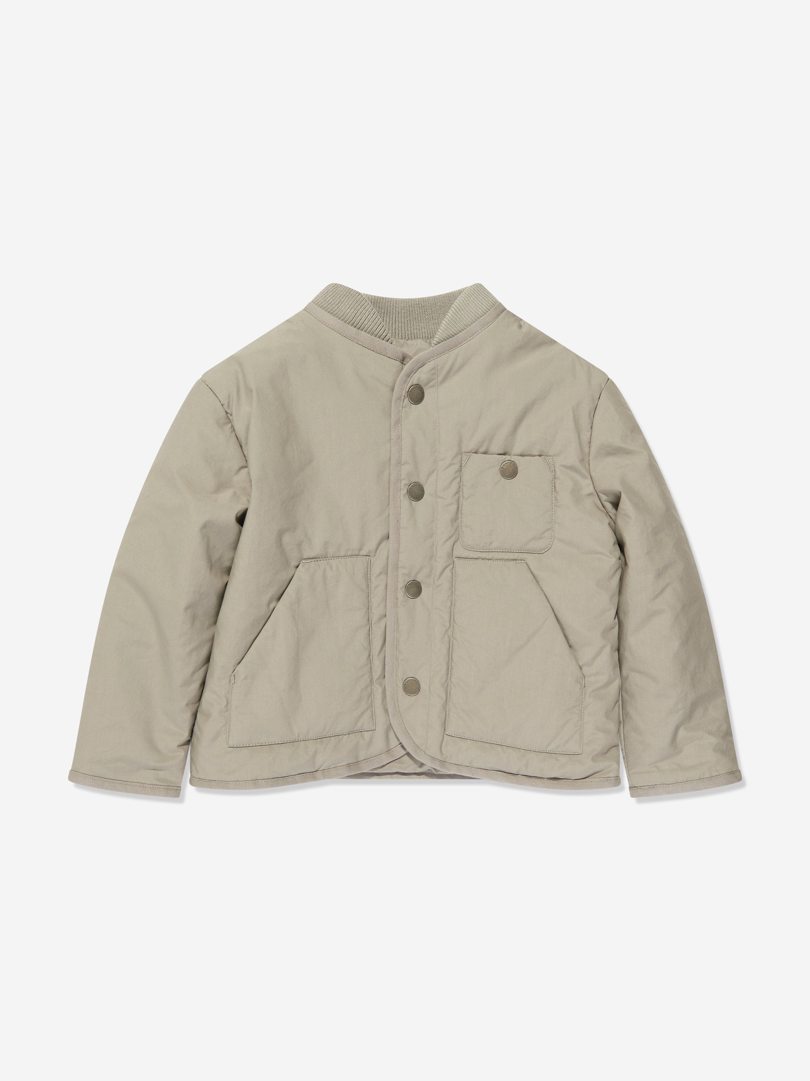 Bonpoint Boys Duran Cotton Jacket in Beige