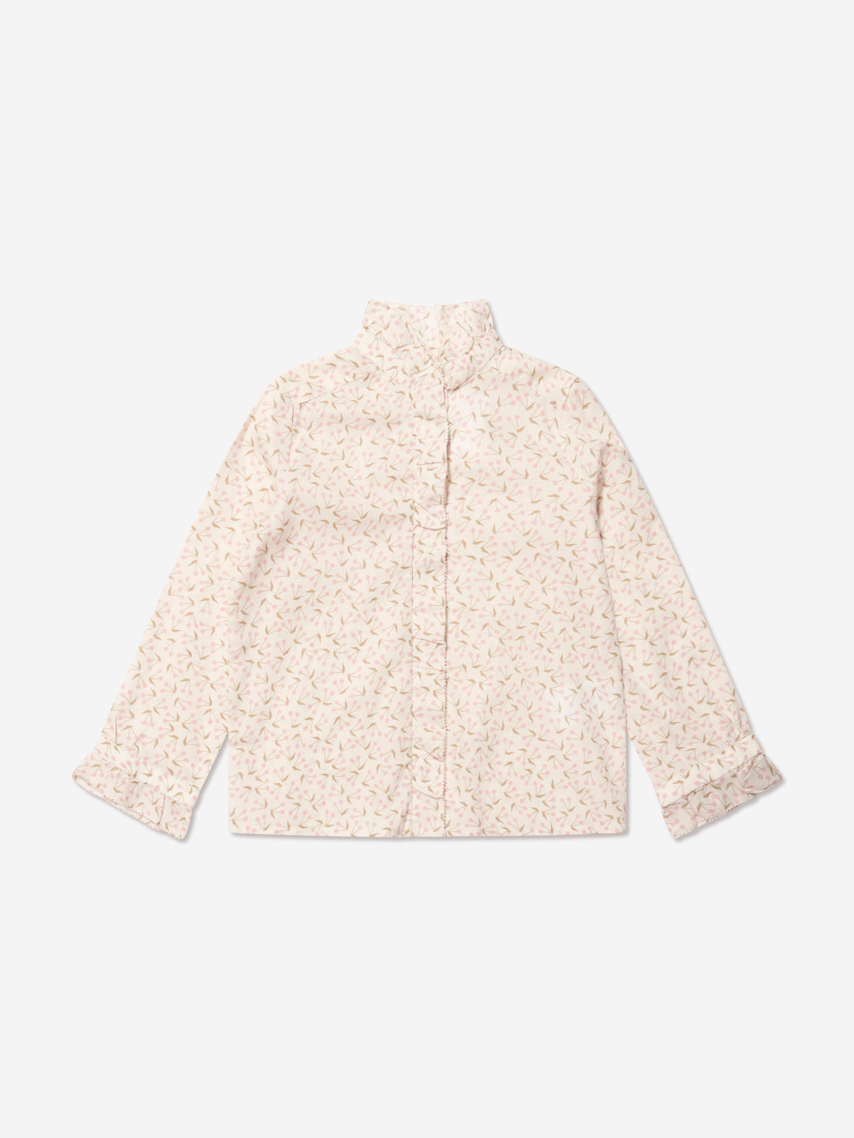 Bonpoint Girls Bree Blouse in Pink