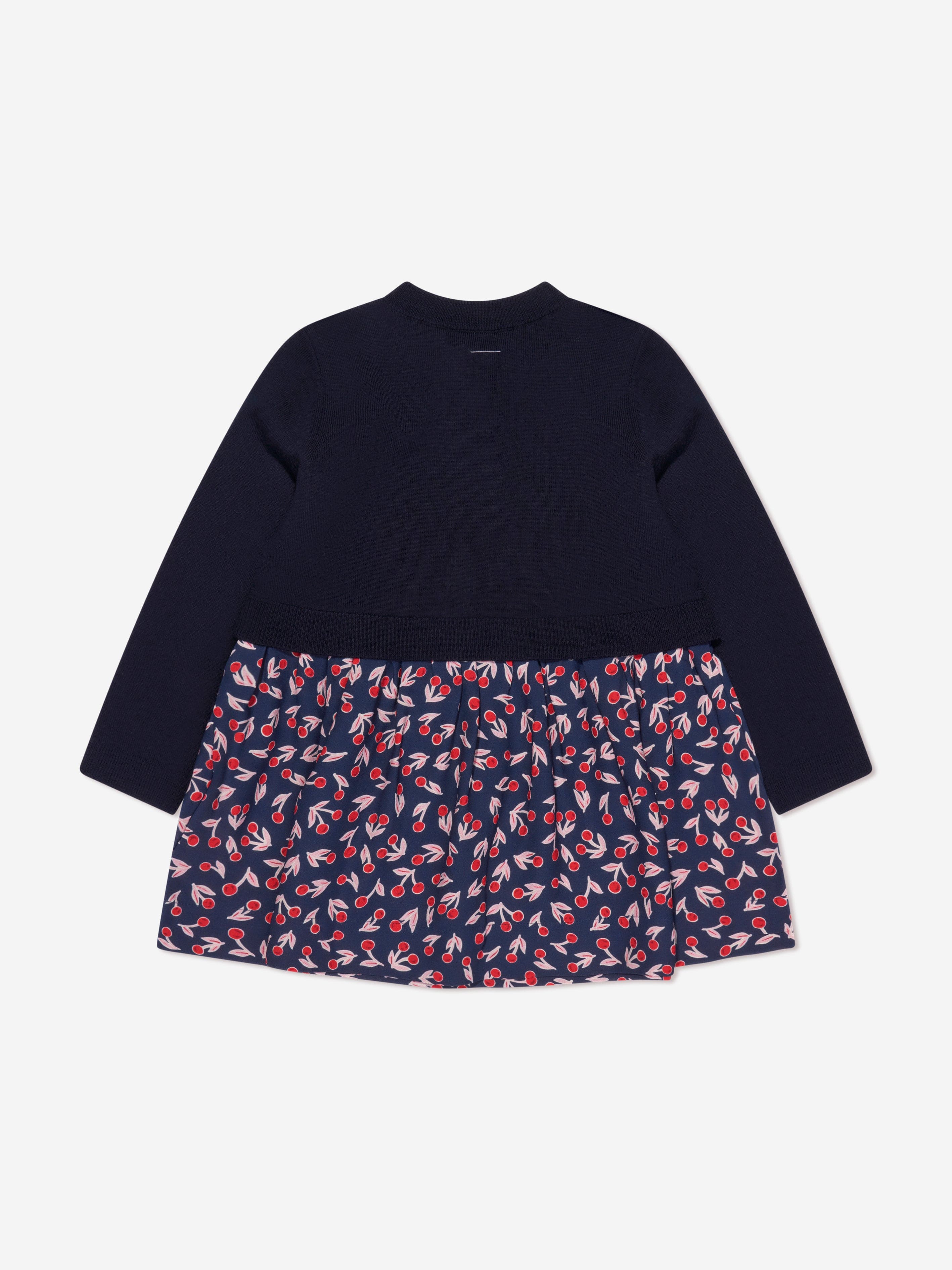 Bonpoint Girls Tayra Sweater Dress in Navy