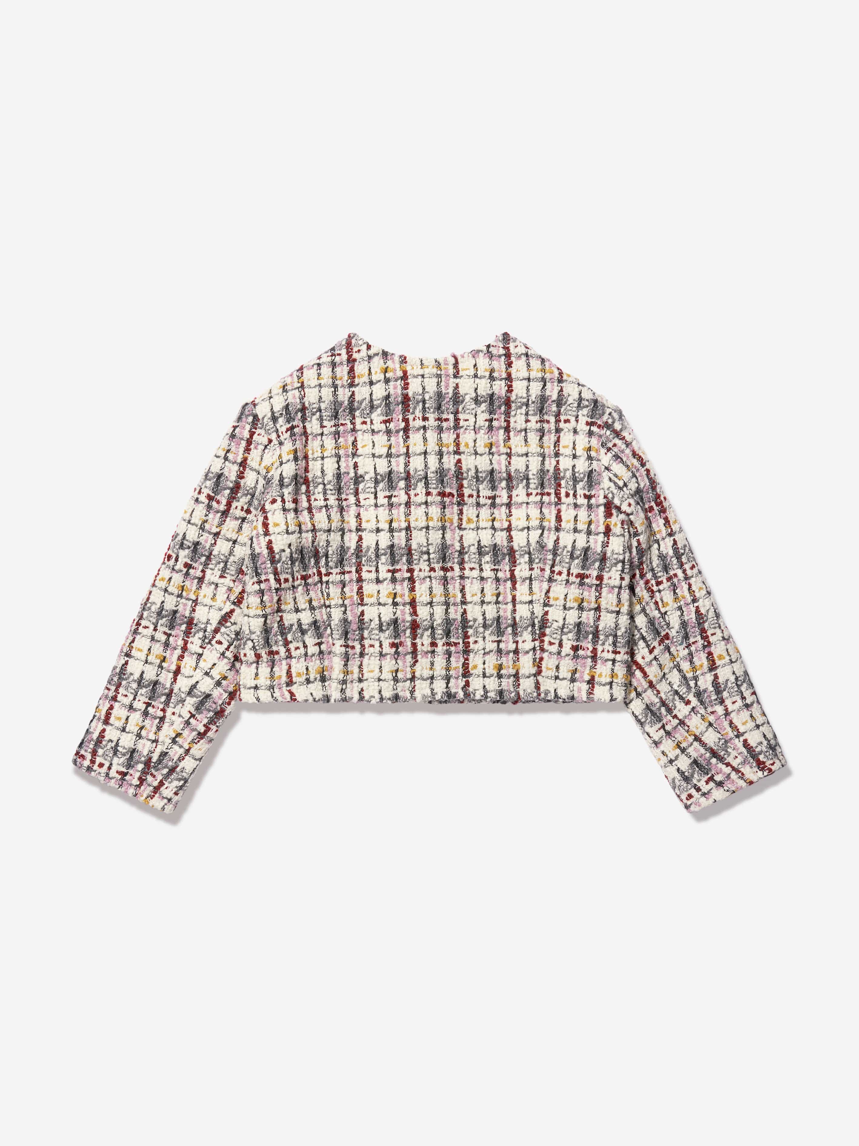 Bonpoint Girls Tabitha Boucle Jacket in Multicolour