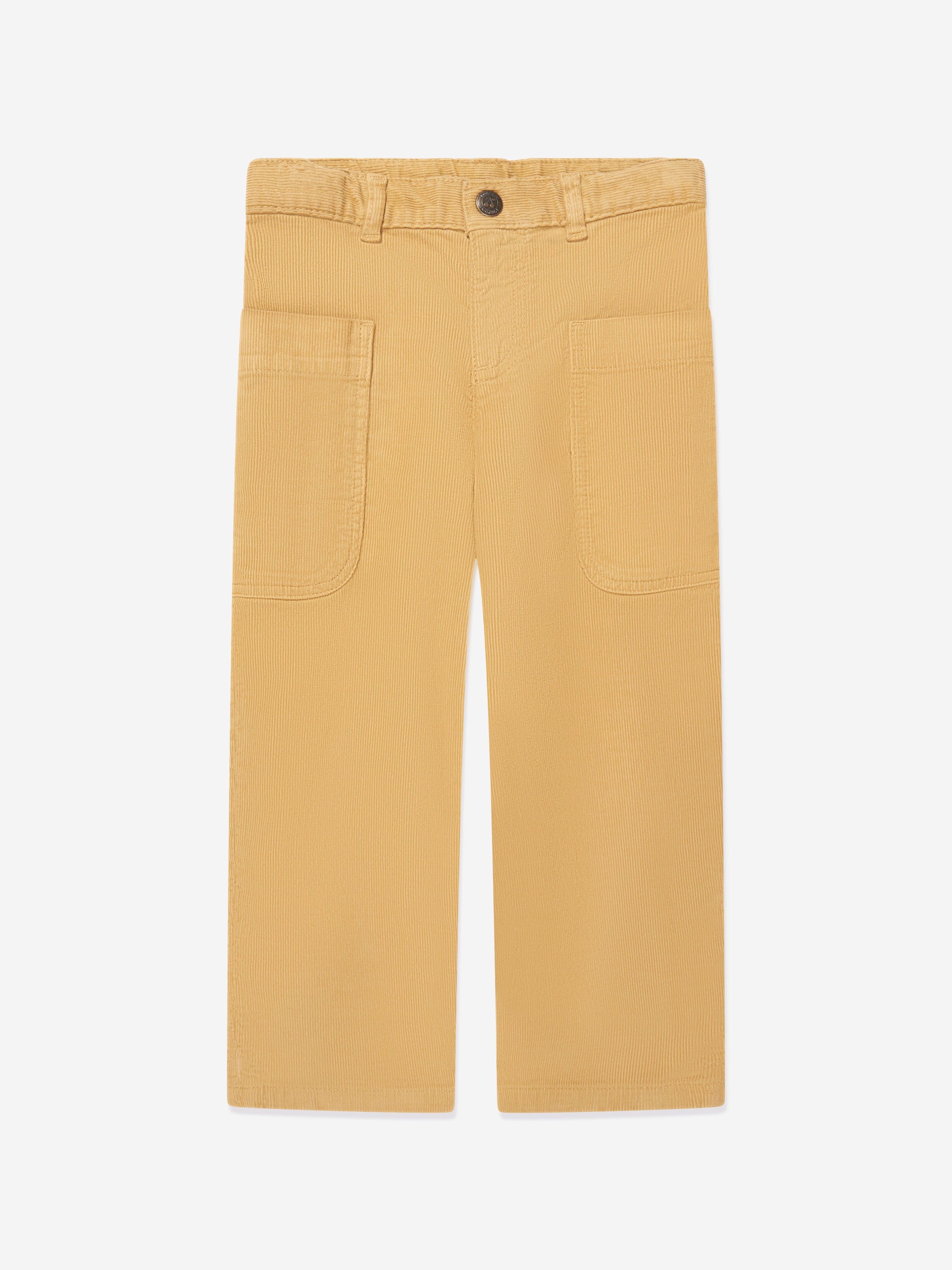 Bonpoint Girls Looping Trousers in Yellow