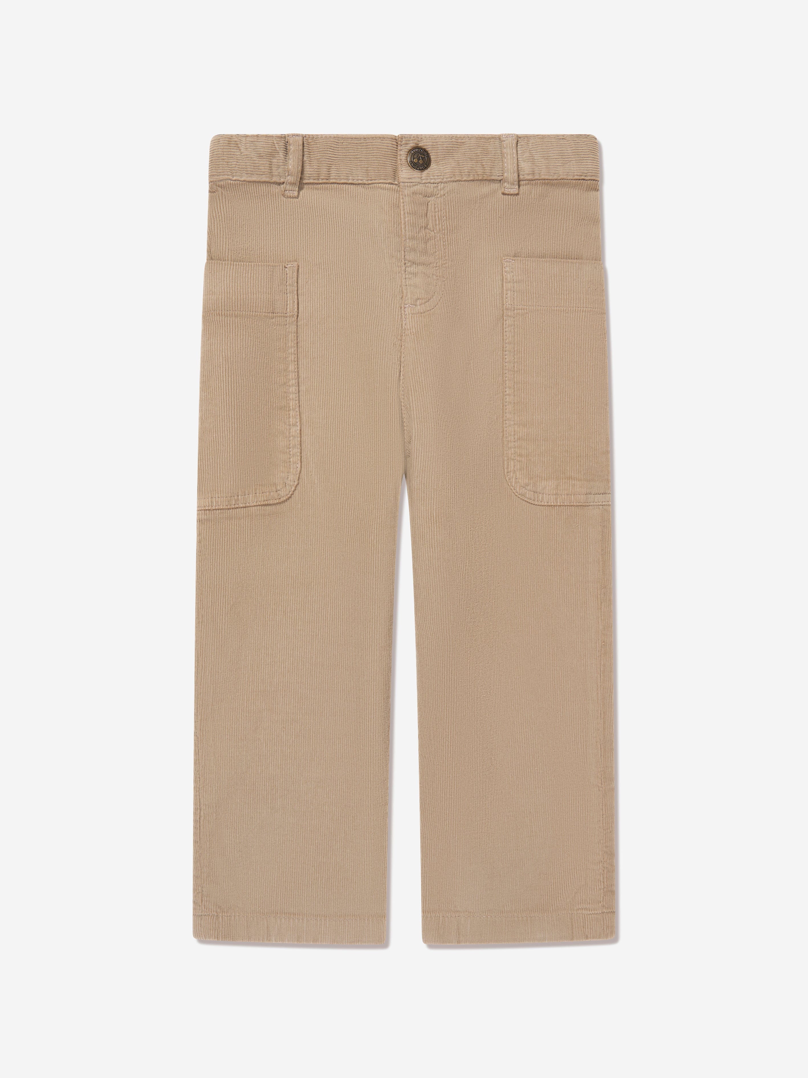 Bonpoint Girls Looping Trousers in Beige