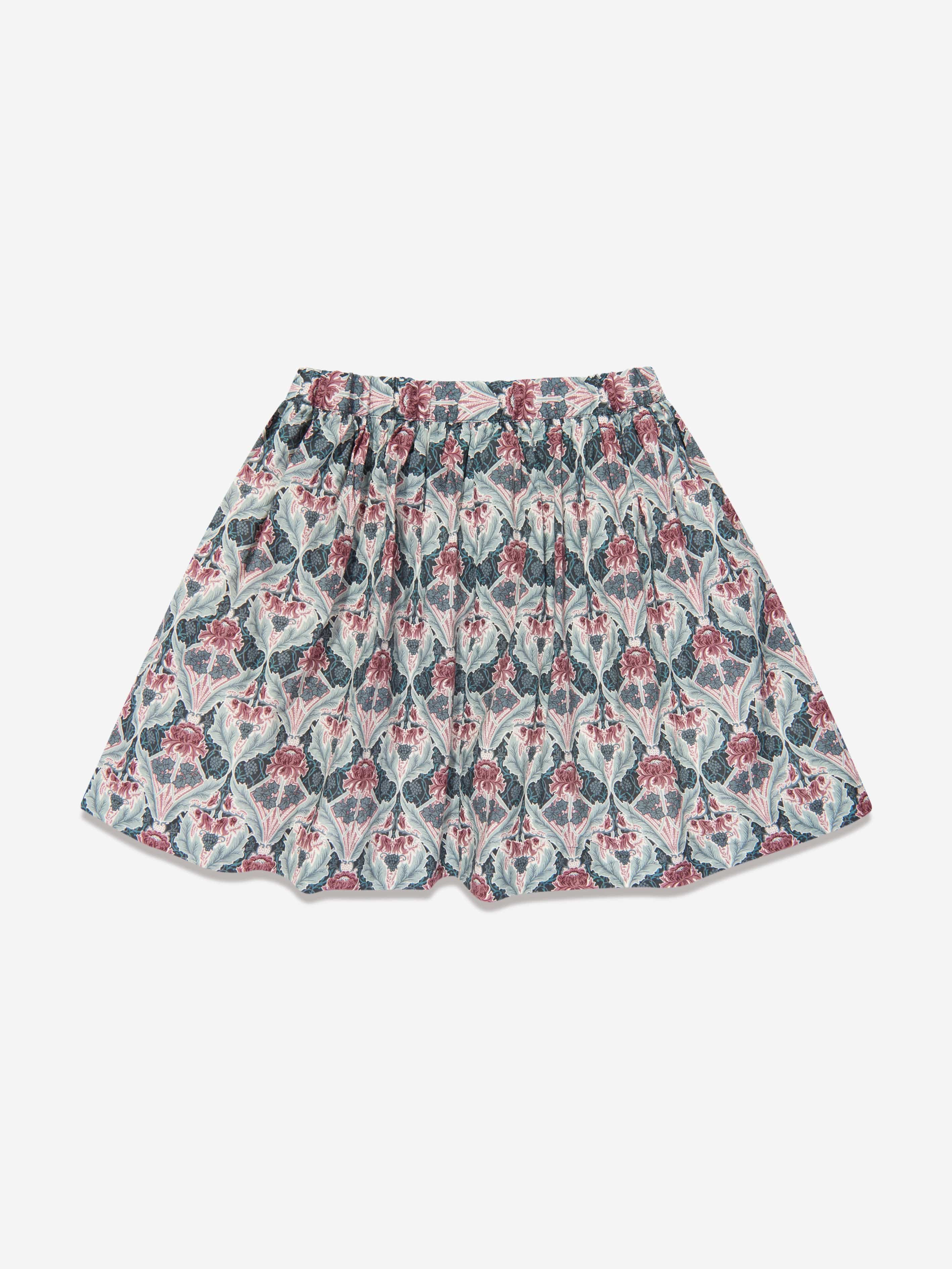 Bonpoint Girls Calipso Cotton Skirt in Multicolour