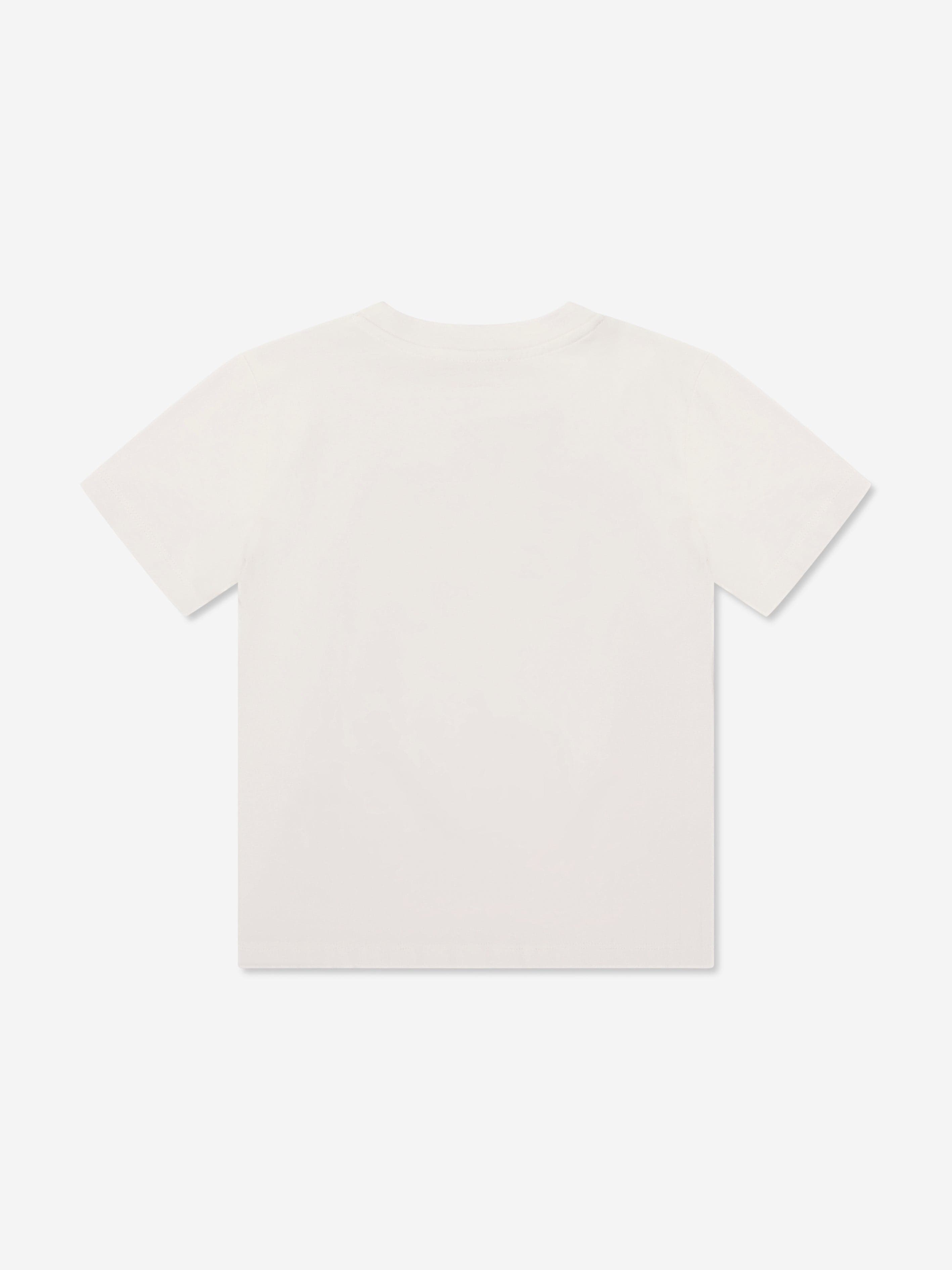 Bonpoint Girls Thida Logo T-Shirt in White