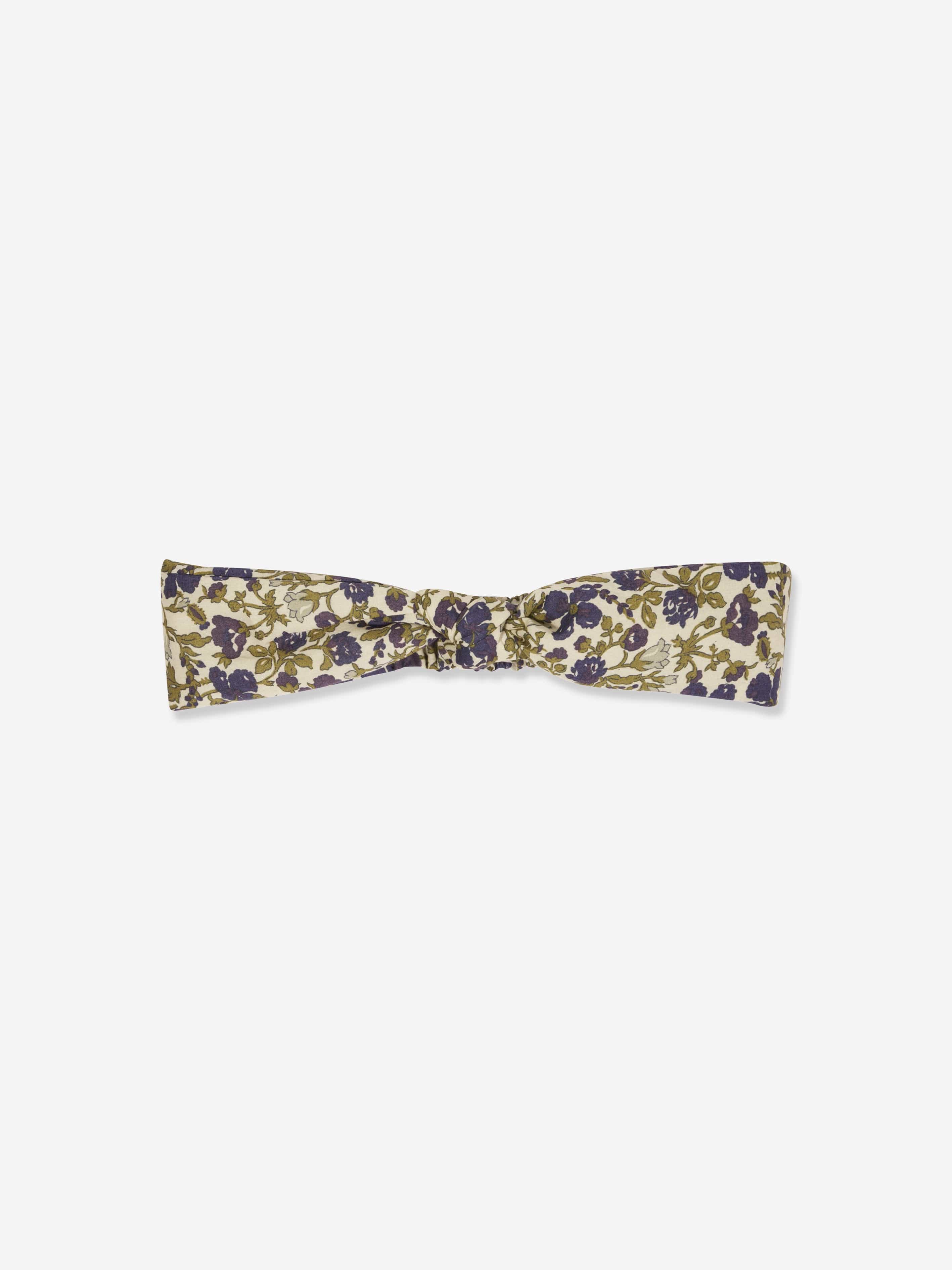 Bonpoint Baby Girls Floral Headband in Beige