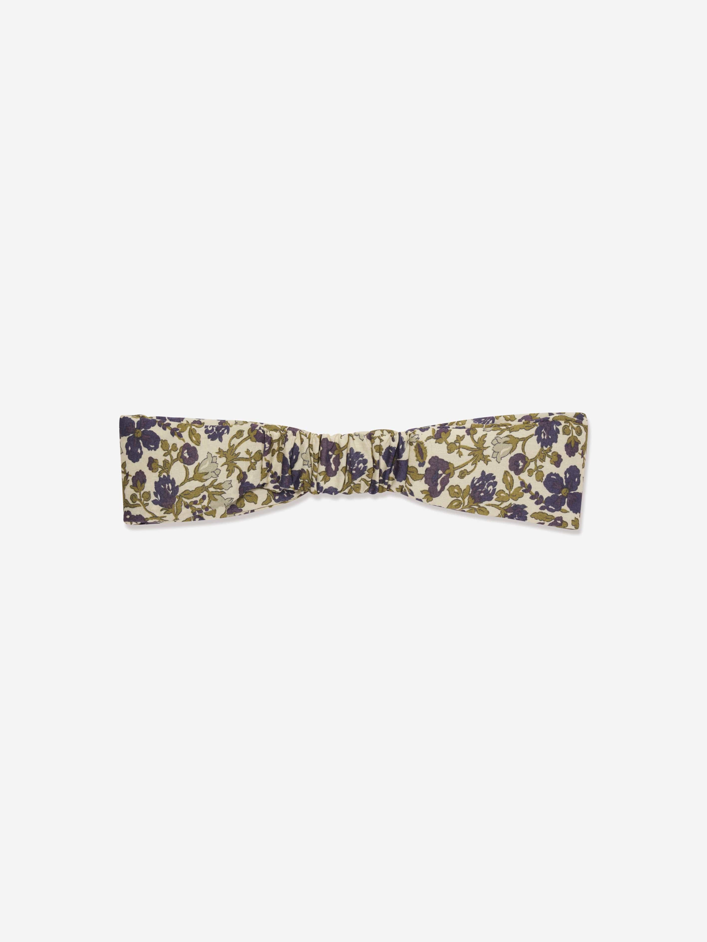 Bonpoint Baby Girls Floral Headband in Beige