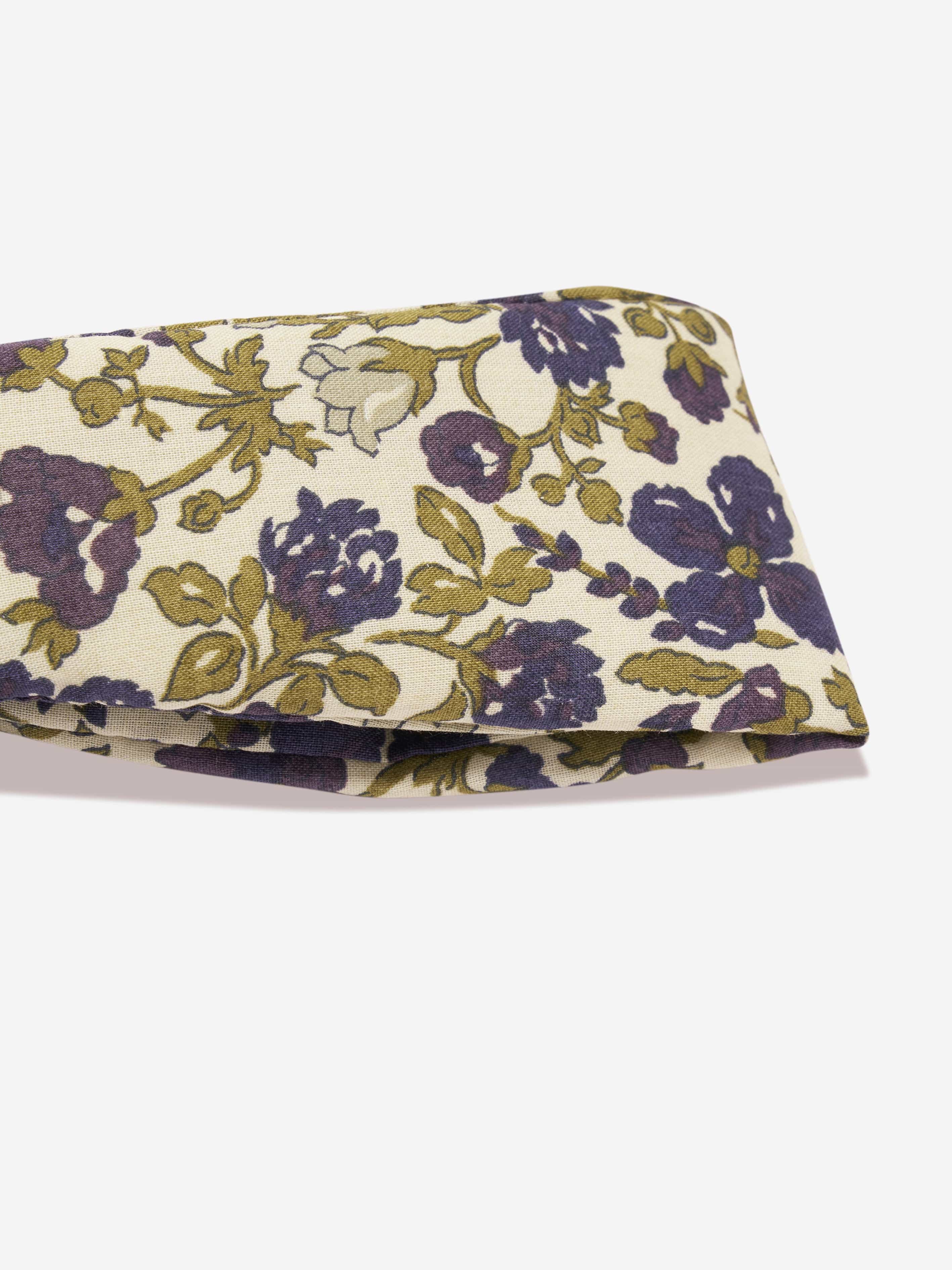 Bonpoint Baby Girls Floral Headband in Beige