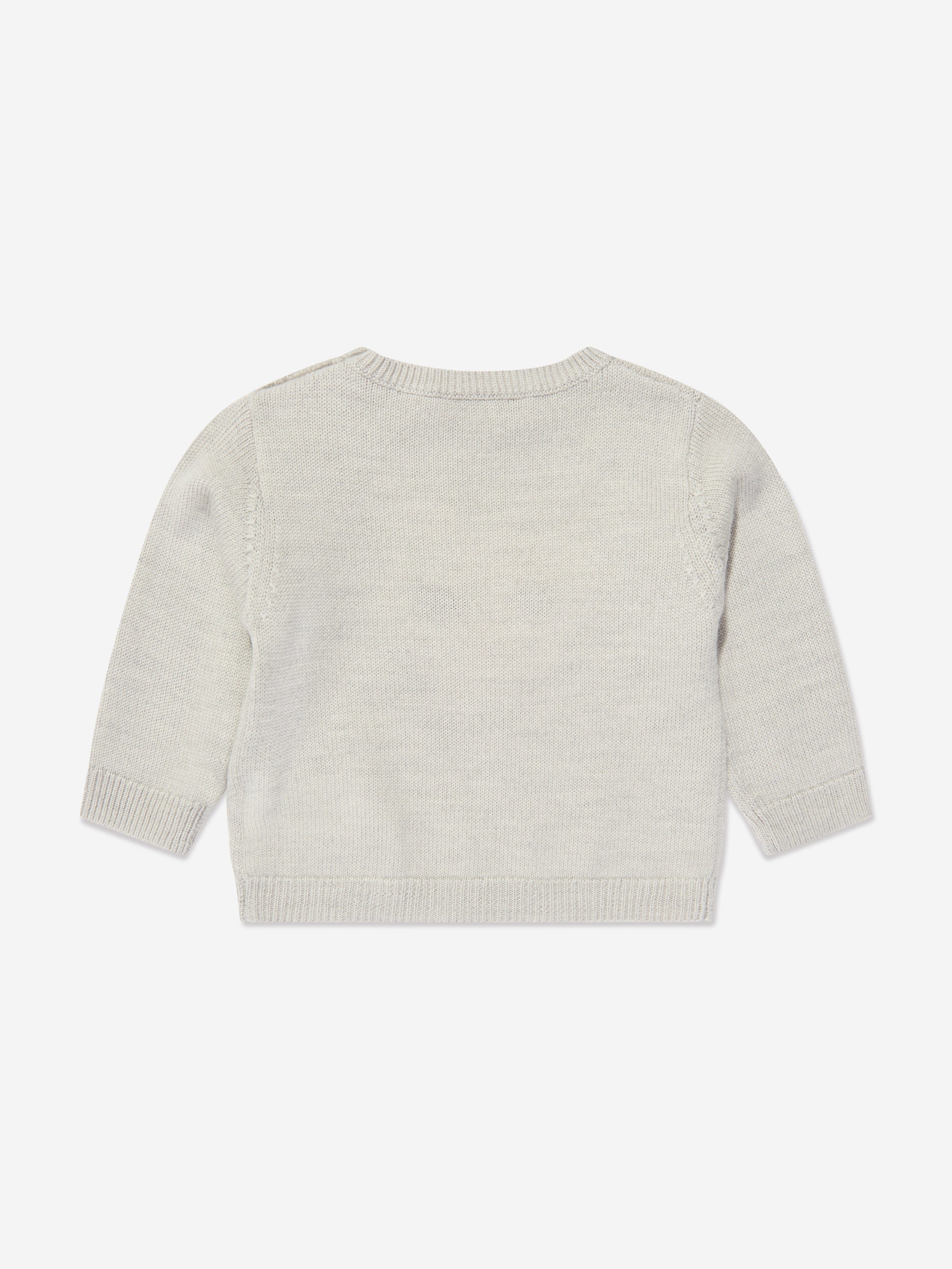 Bonpoint Baby Girls Almire Wool Jumper in Grey