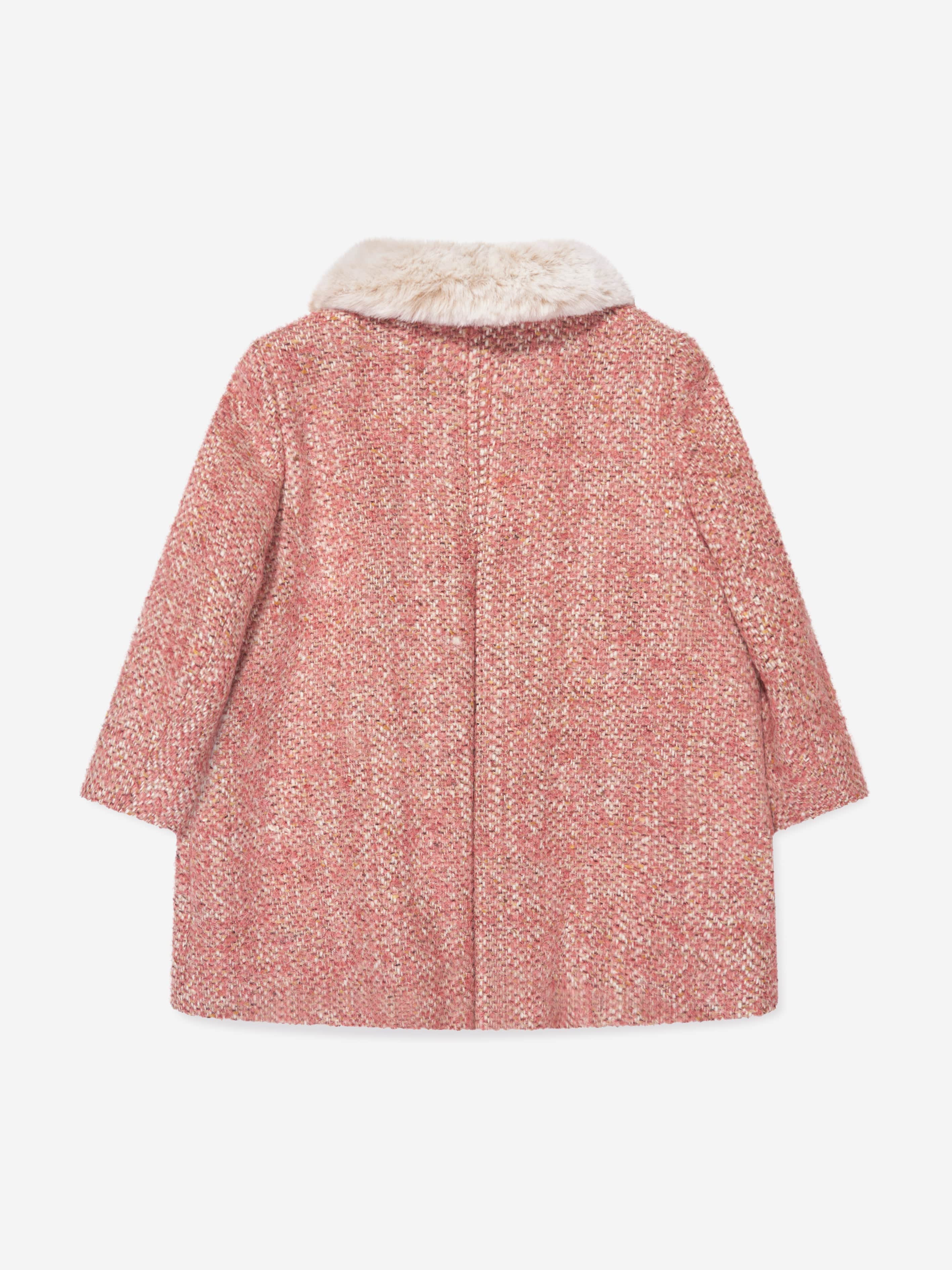 Bonpoint Baby Girls Moka Coat in Pink