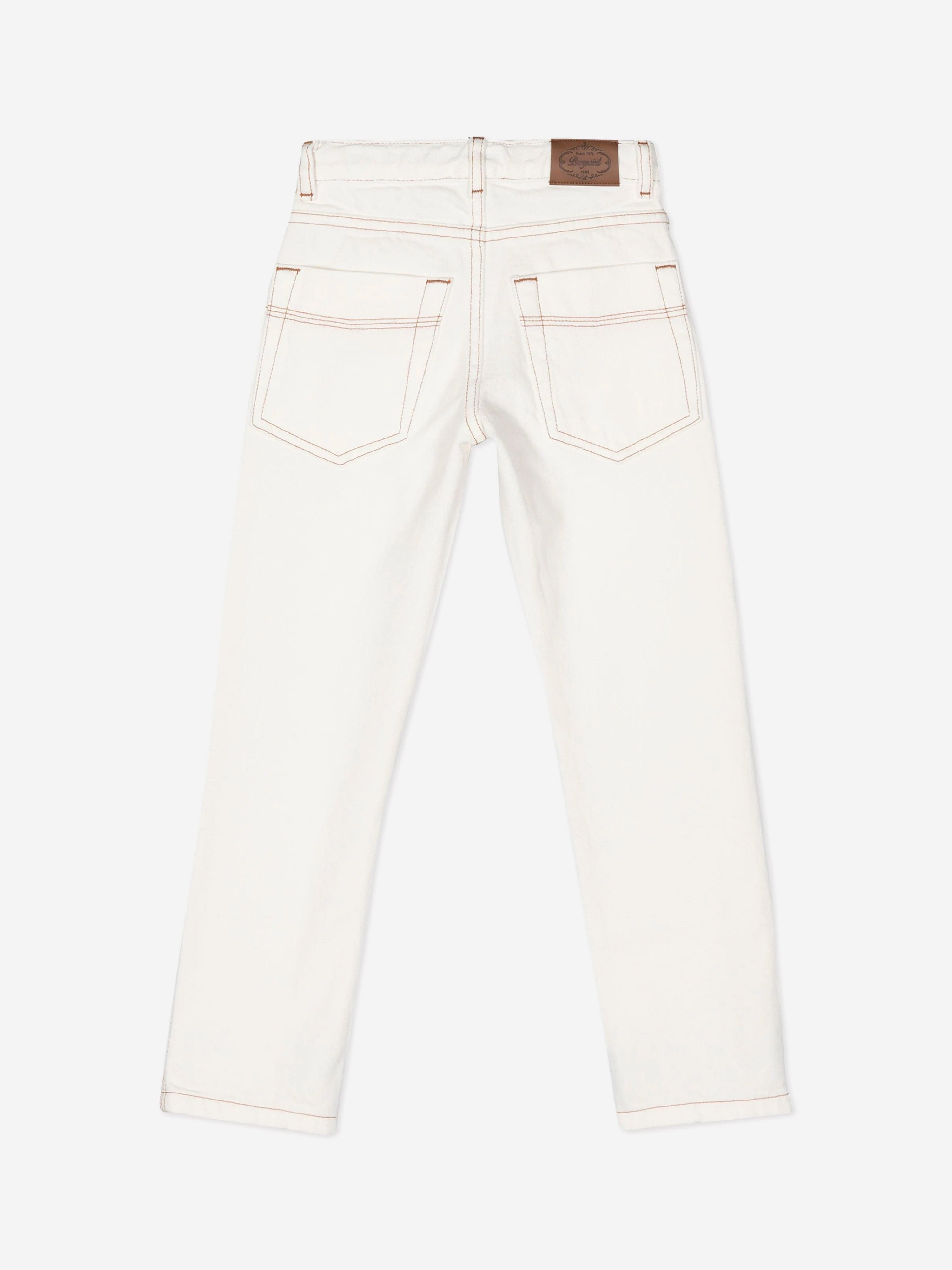 Bonpoint Boys Dewey Trousers in White