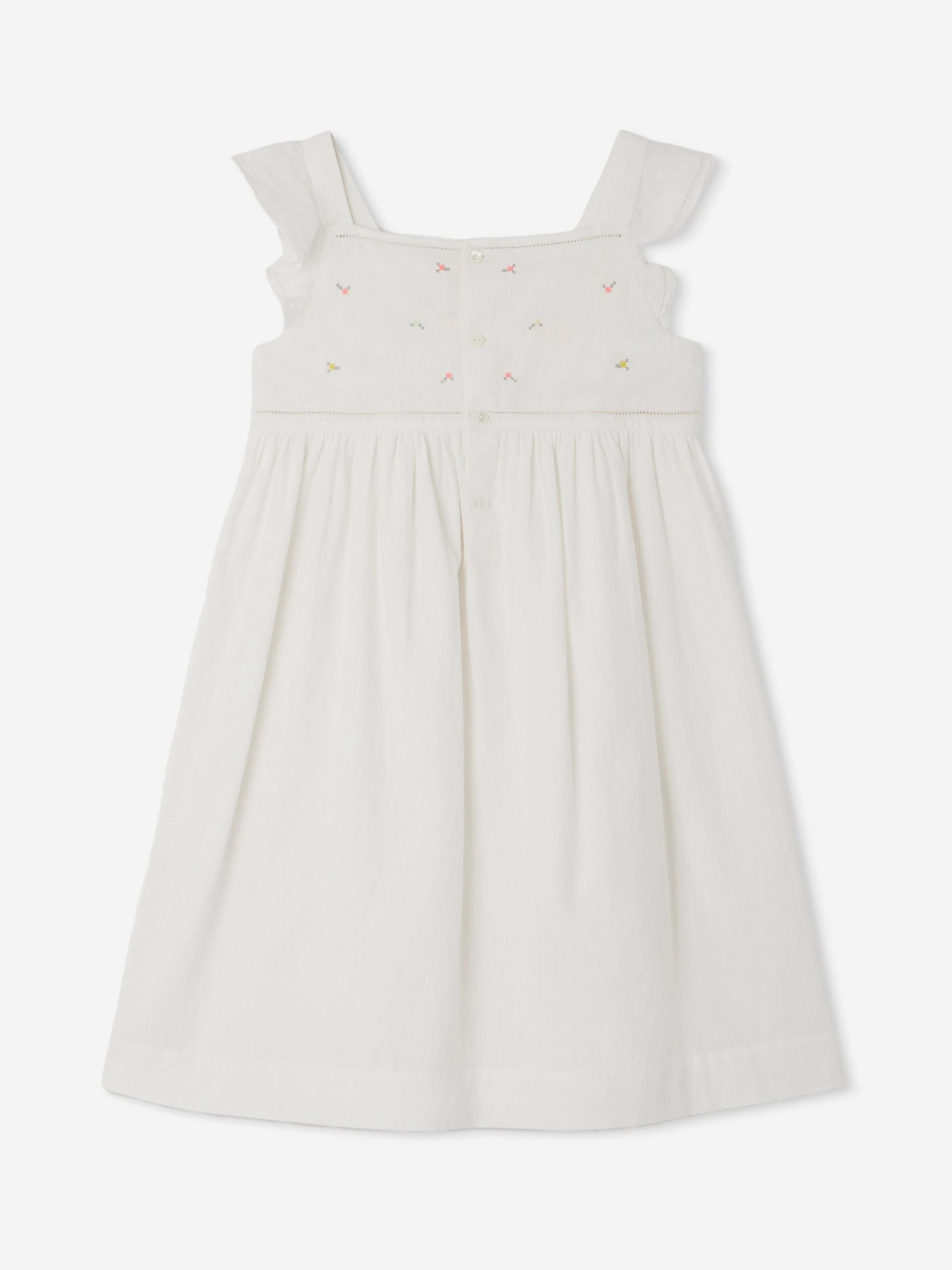 Bonpoint Girls Galia Dress in White