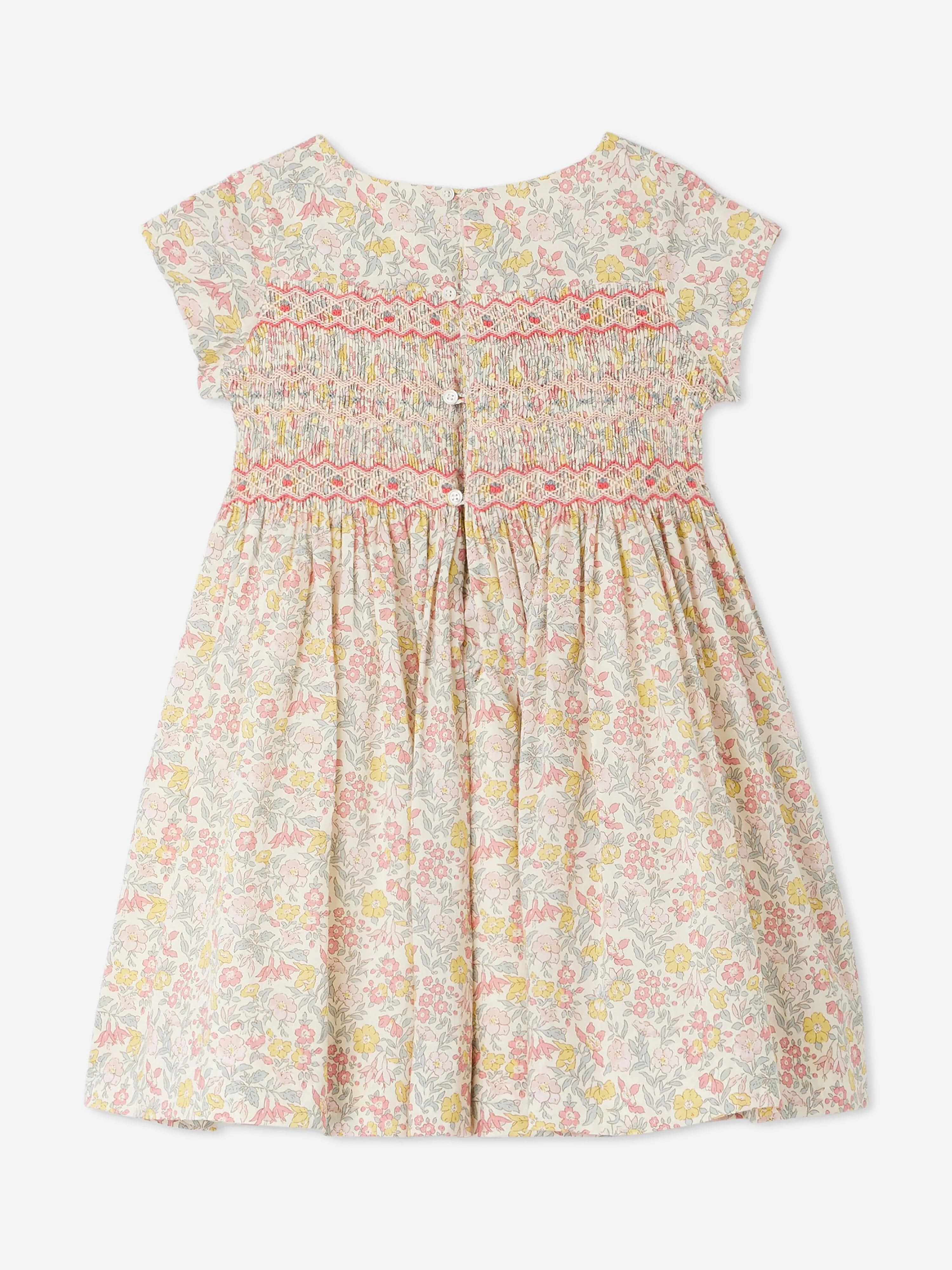 Bonpoint Girls Floral Duchesse Dress in Multicolour