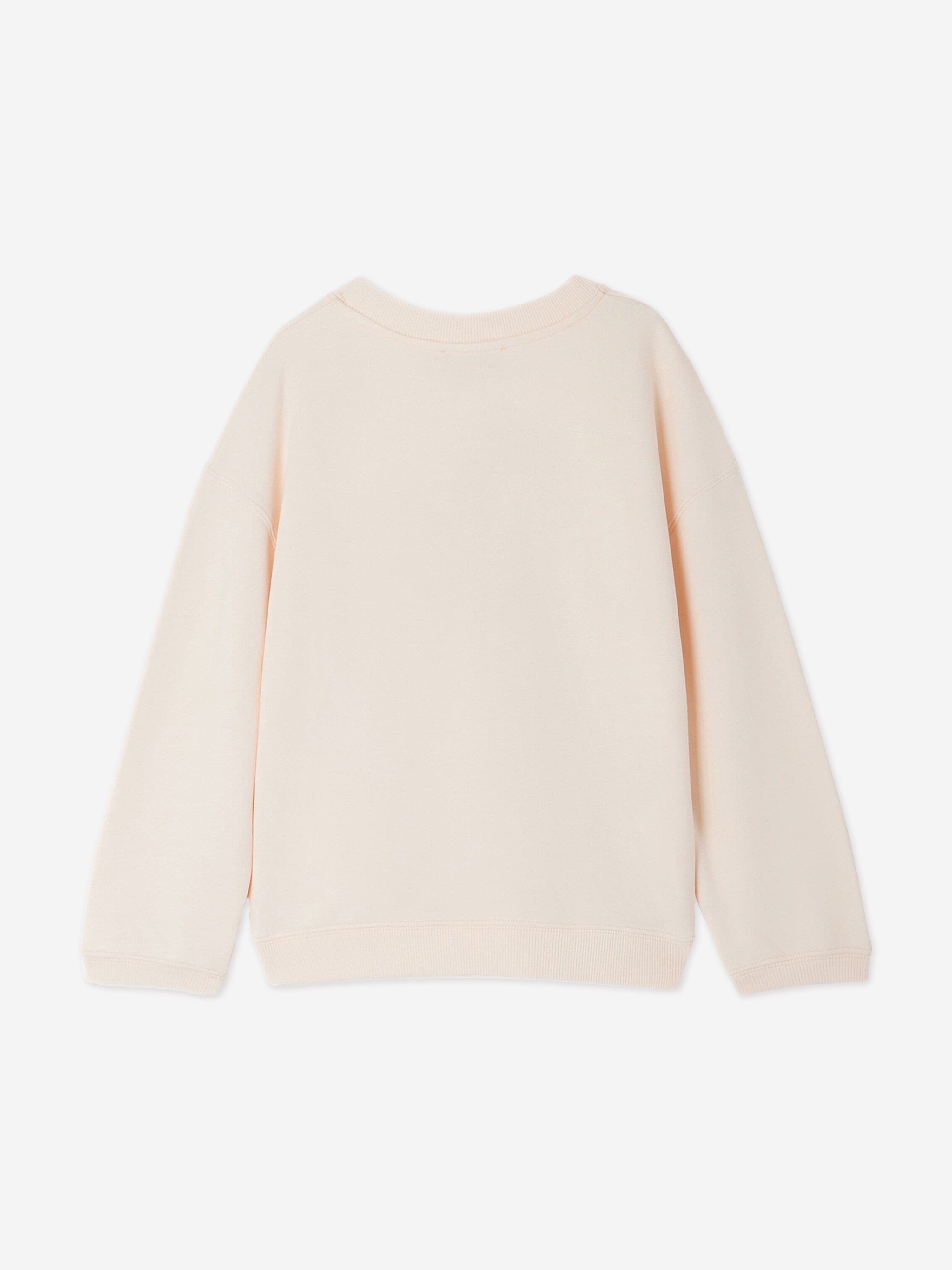 Bonpoint Girls Fleurette Sweatshirt in Pink