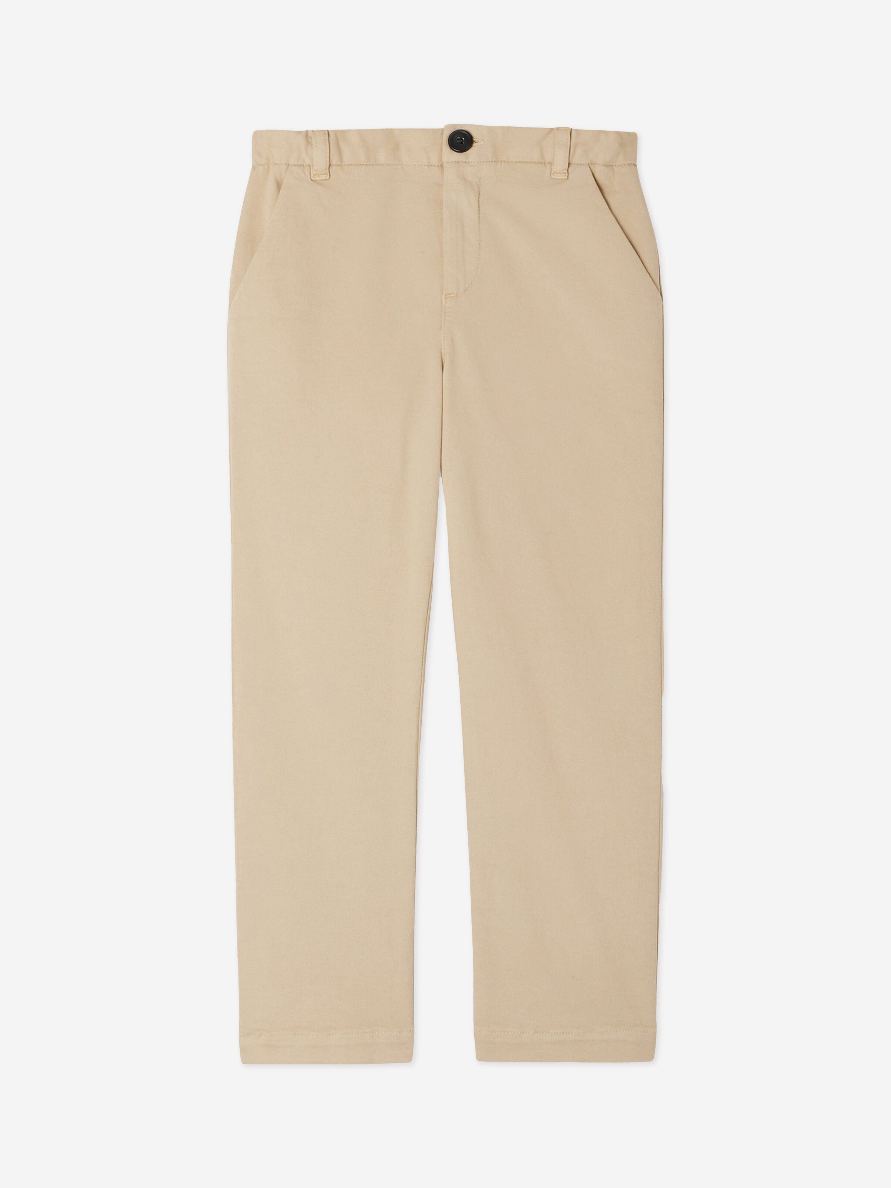 Bonpoint Boys Timote Trousers in Beige