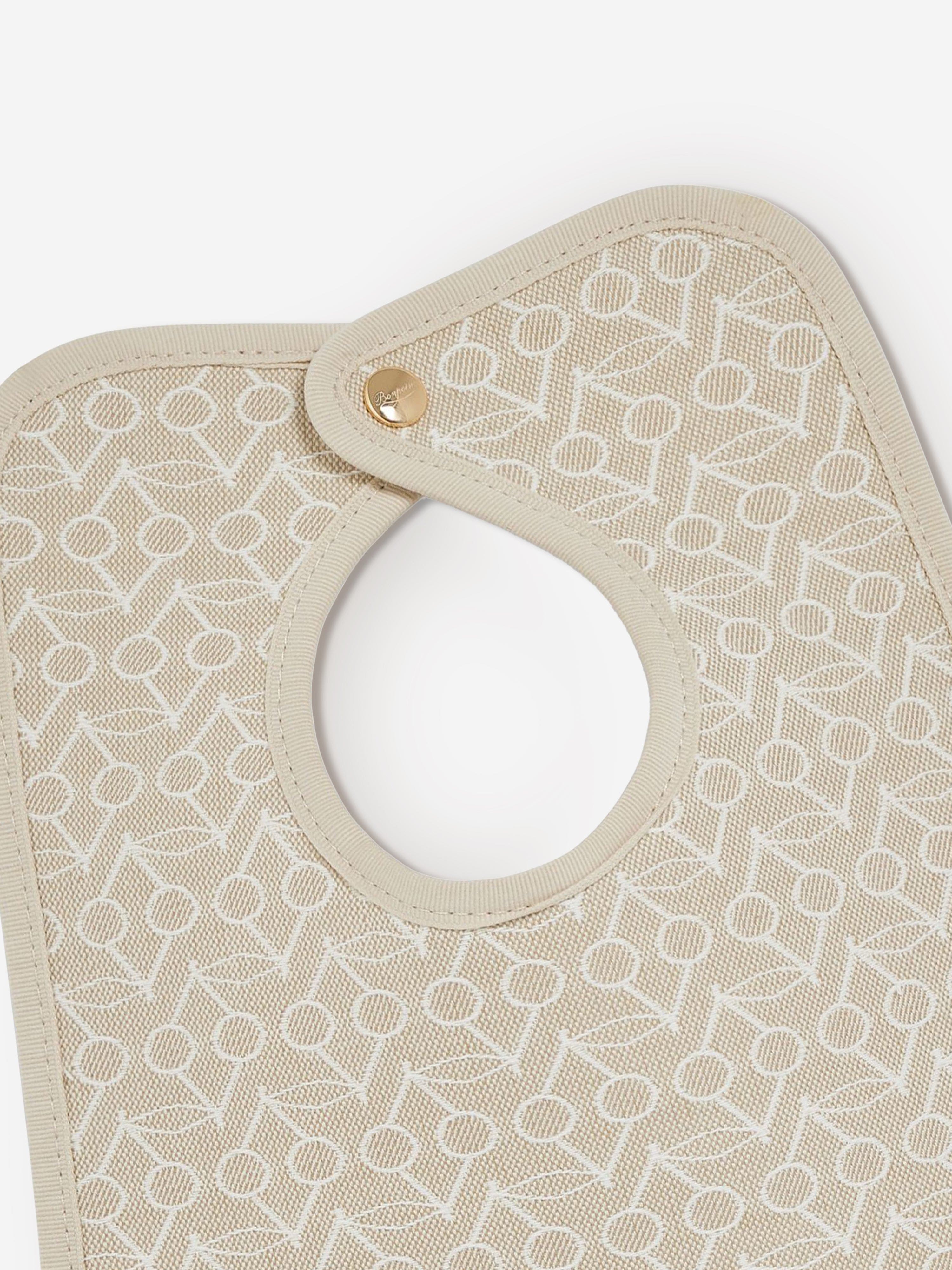 Bonpoint Baby Bavoir Clip Bib in Beige