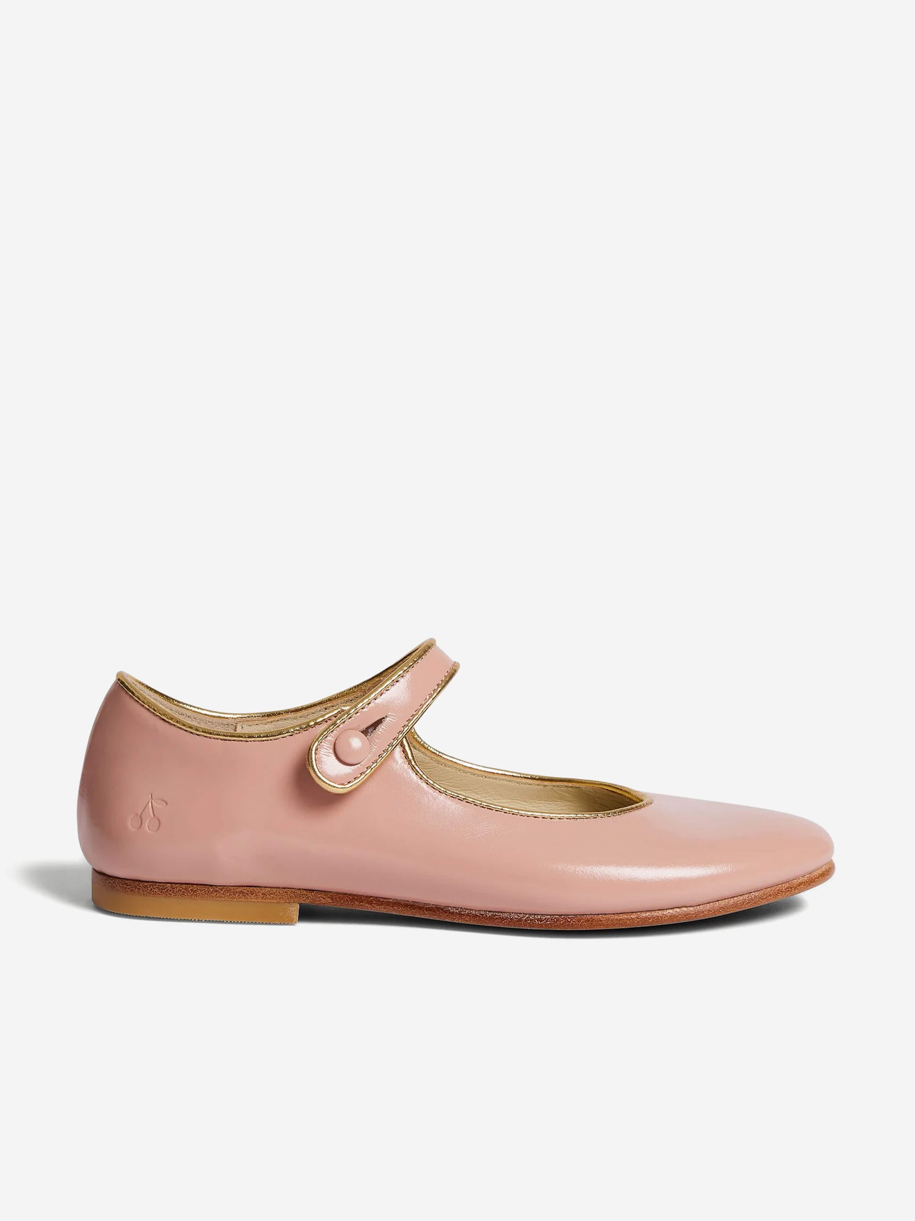 Bonpoint Girls Ella Mary Jane Shoes in Pink