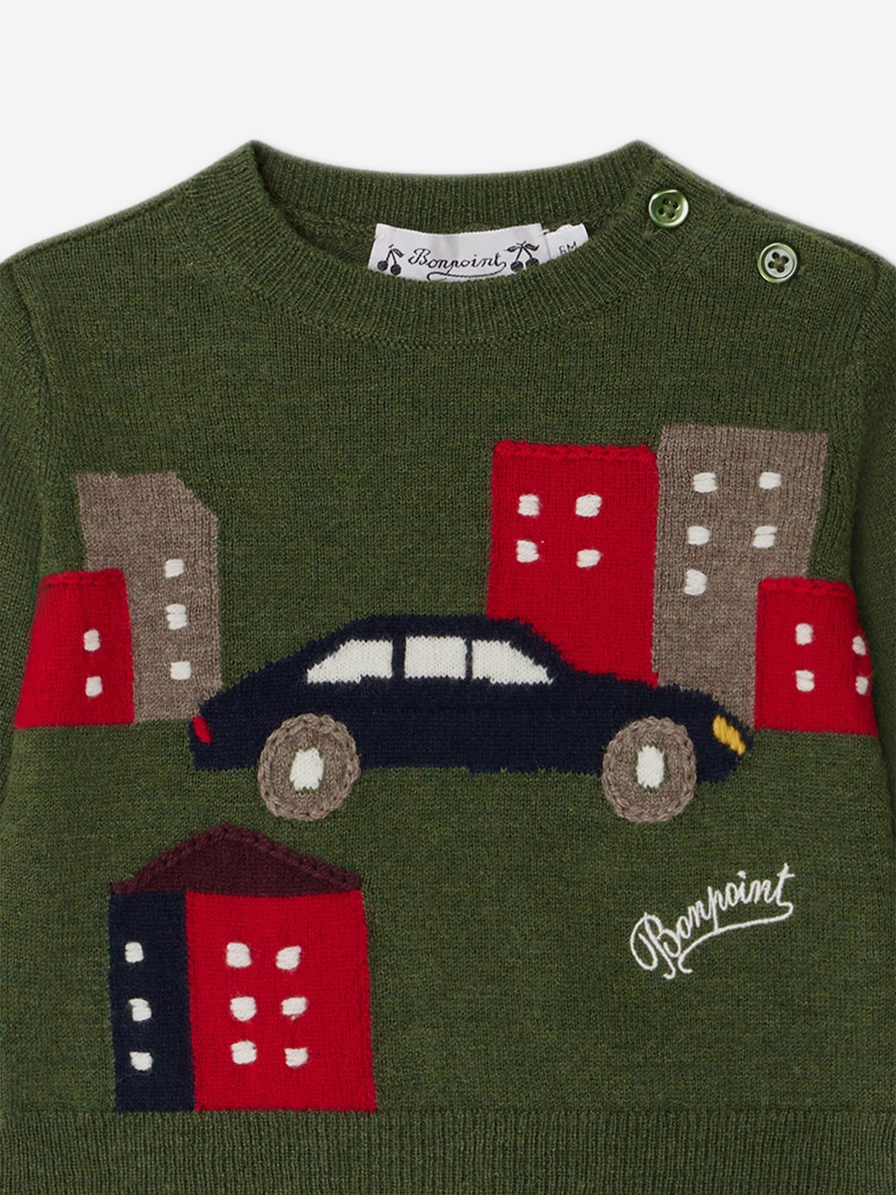 Bonpoint Baby Boys Almire Jumper in Green