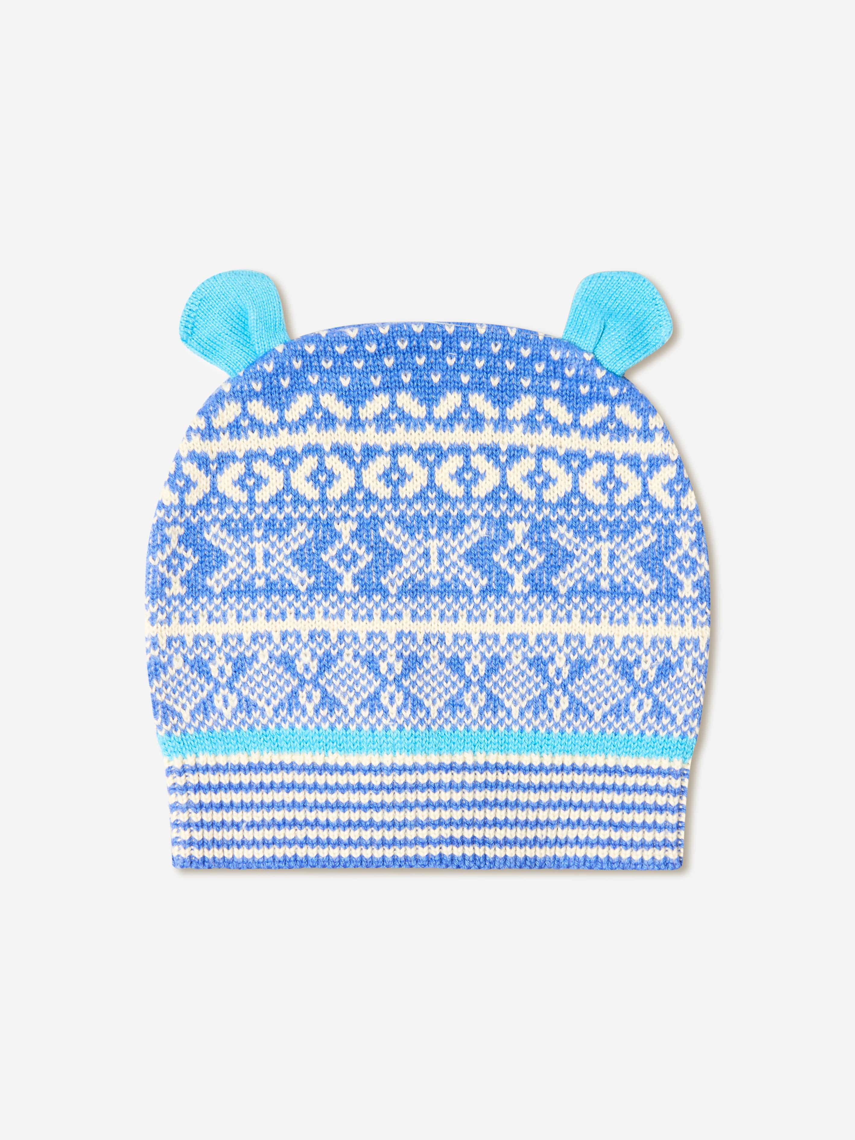 The Bonnie Mob Baby Boys Knitted Hat With Ears