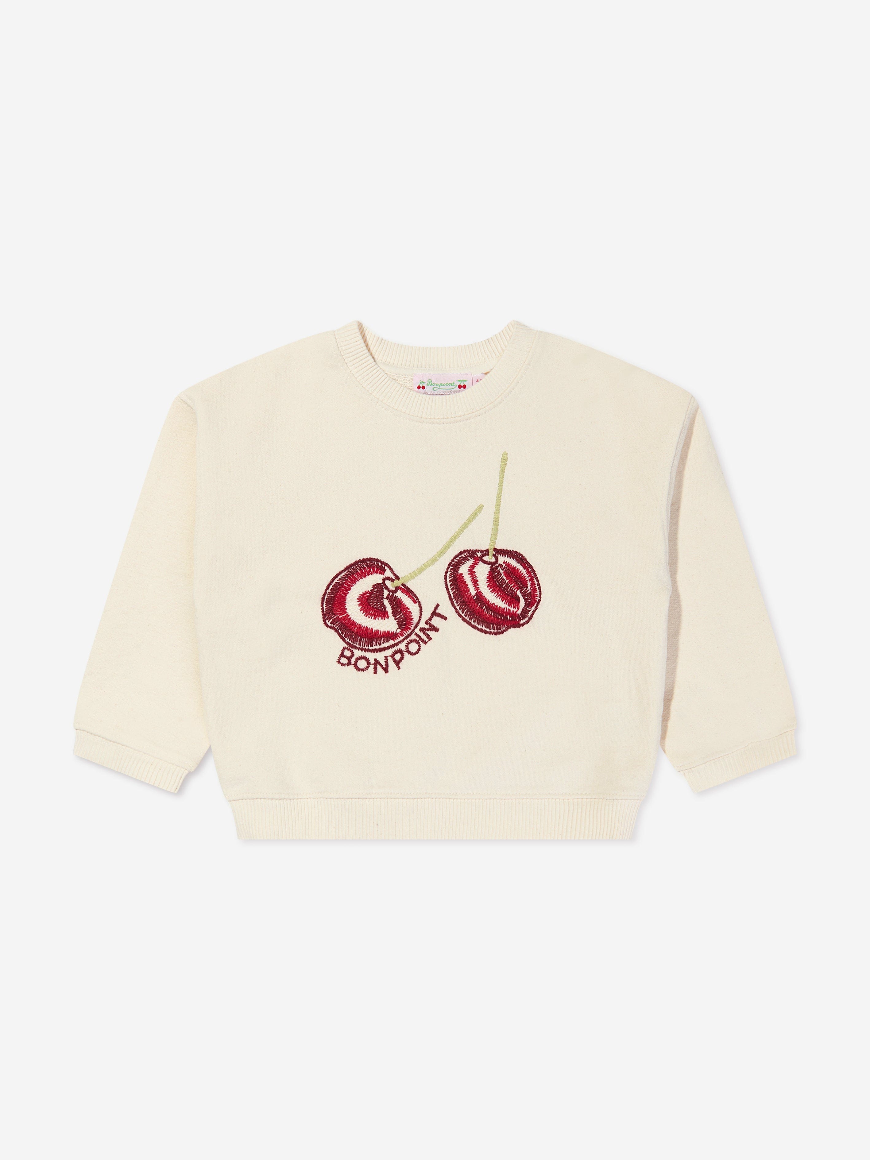 Bonpoint Girls Tayla Cherry Sweatshirt