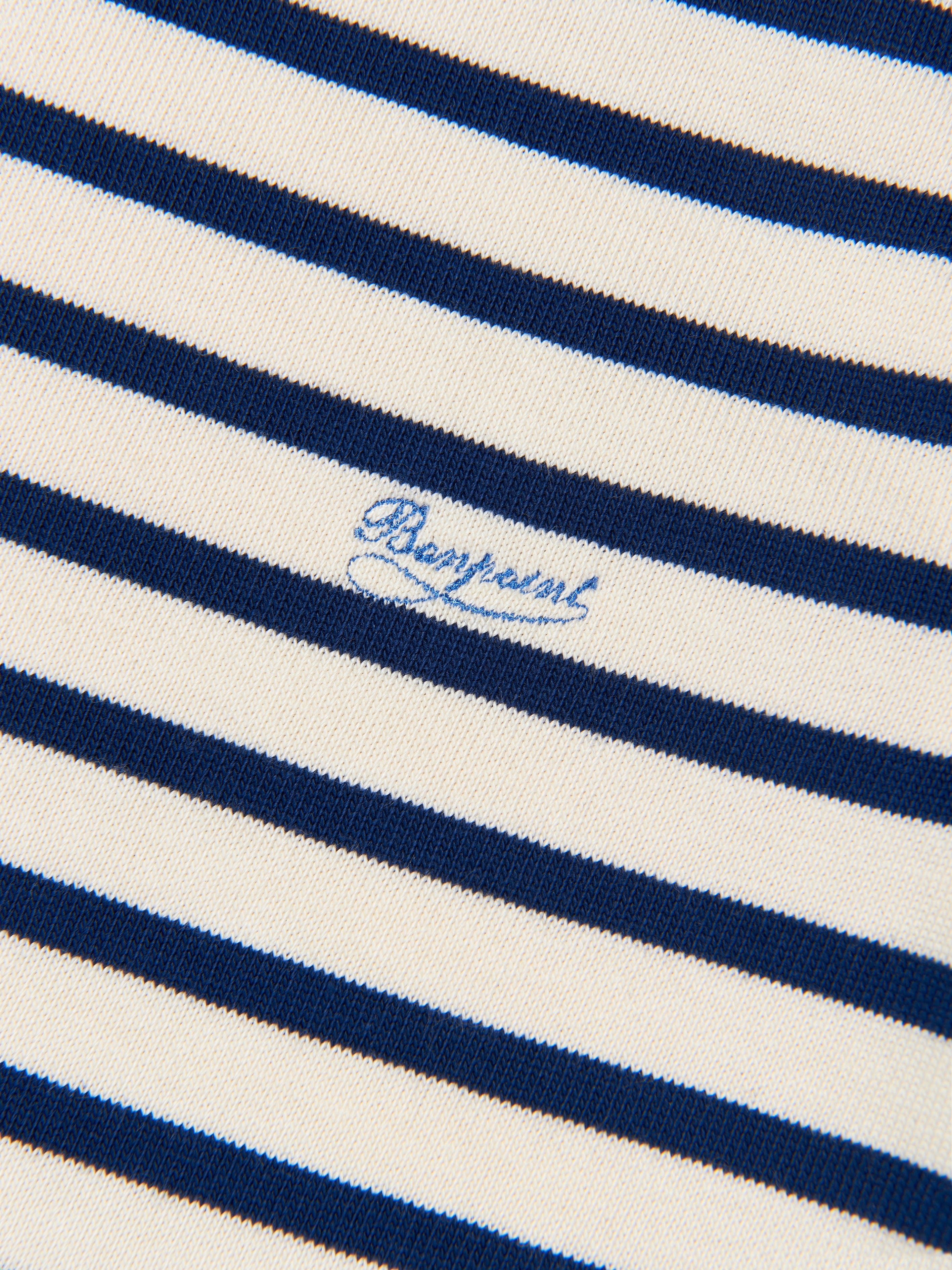 Bonpoint Boys Striped Long Sleeve Baudelaire T-Shirt