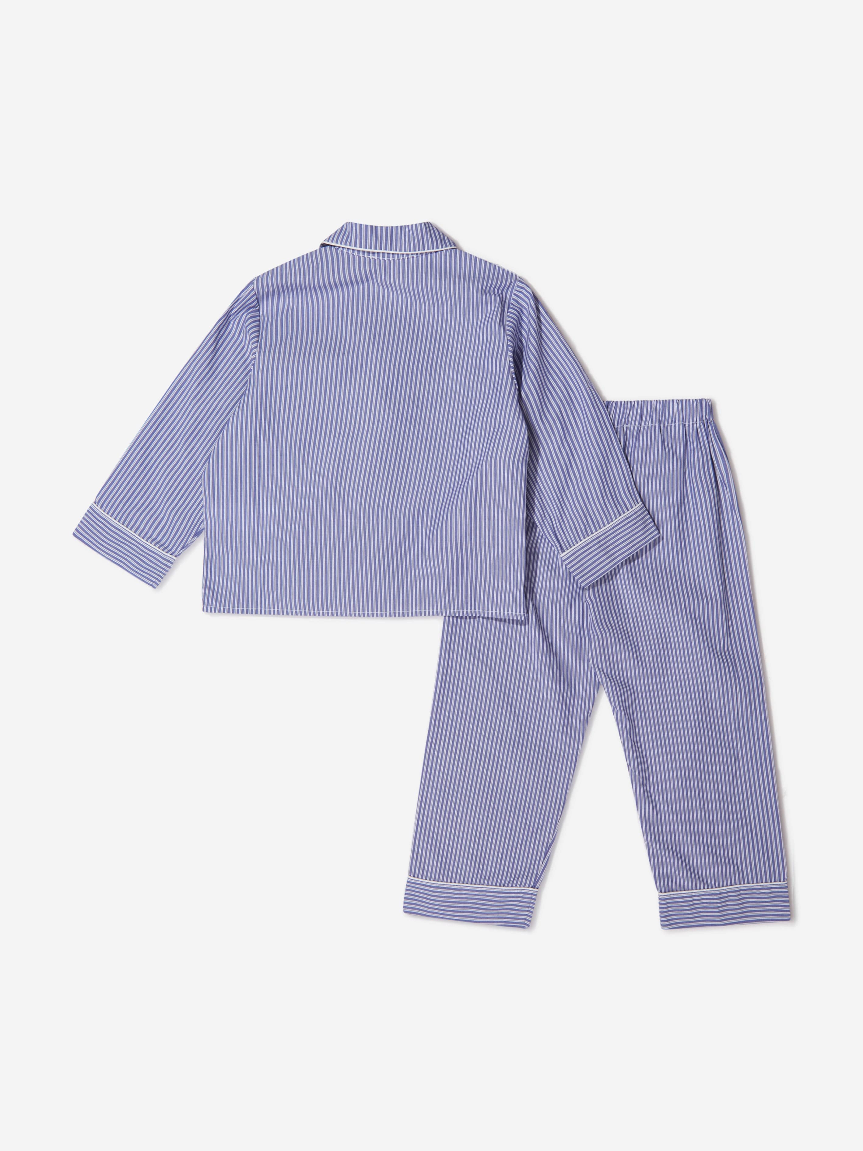 Bonpoint Boys Long Sleeve Pyjama Set