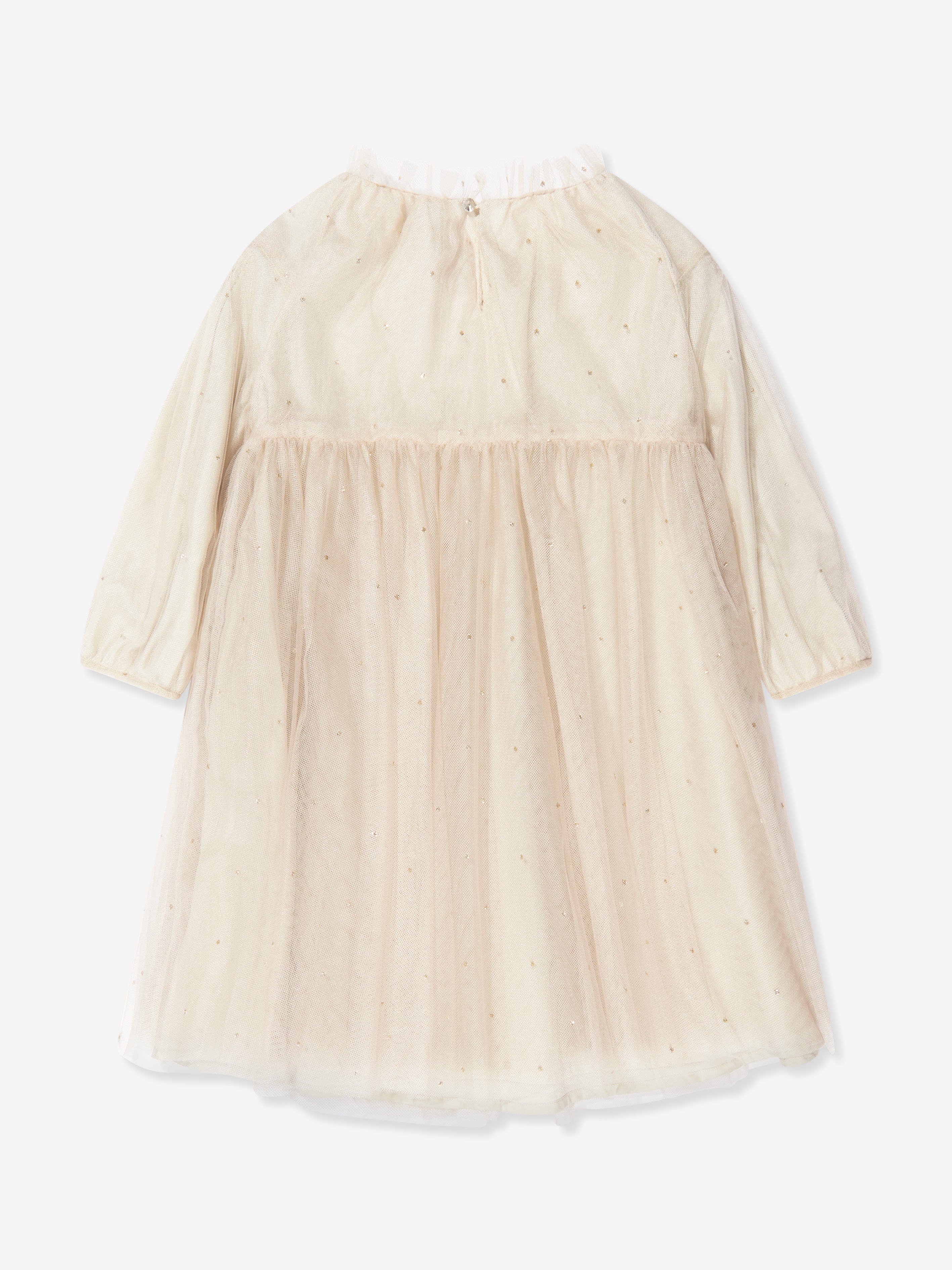 Bonpoint Girls Bluebell Dress In Beige