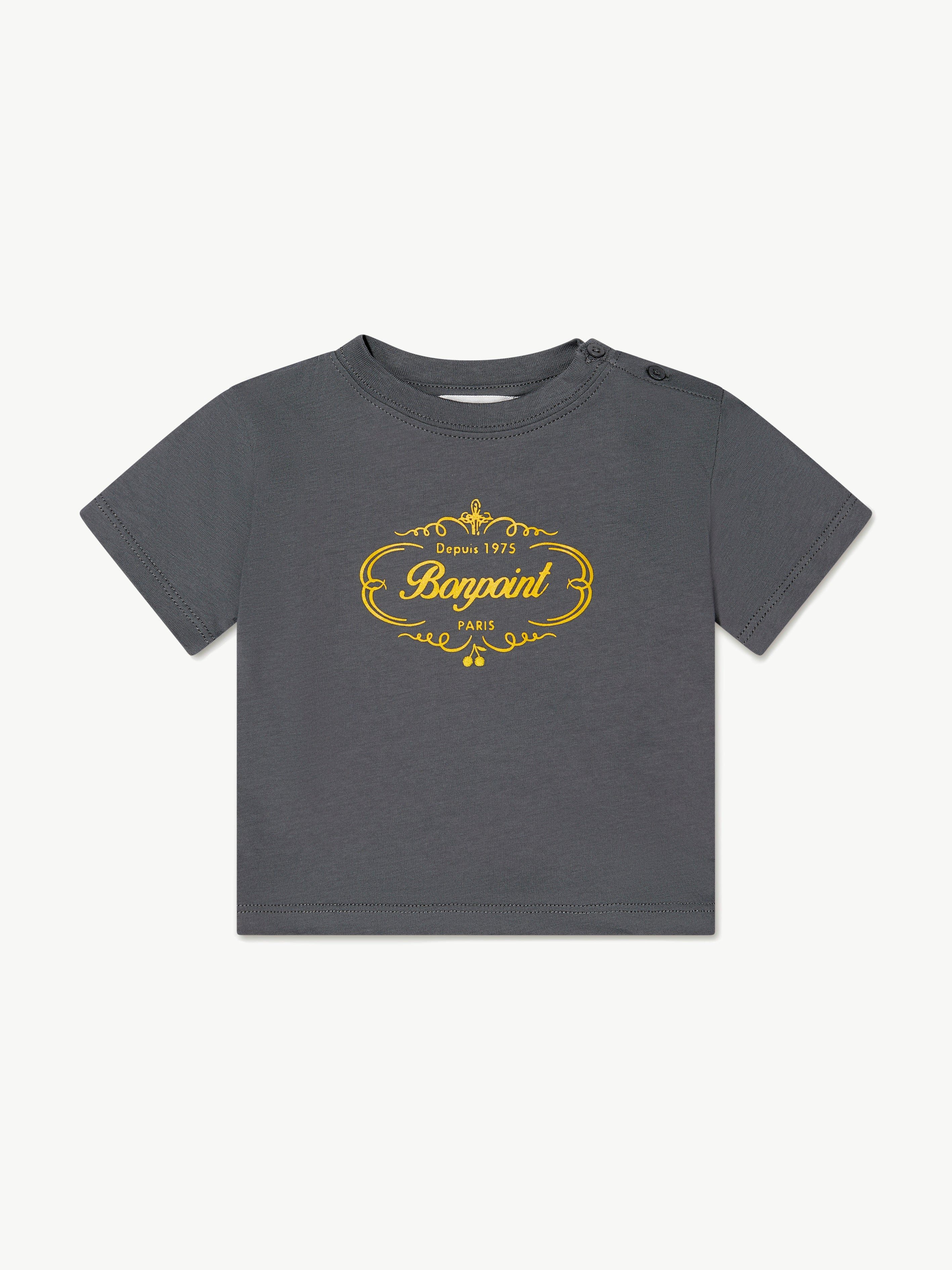 Bonpoint Baby Boys Logo T-Shirt in Blue