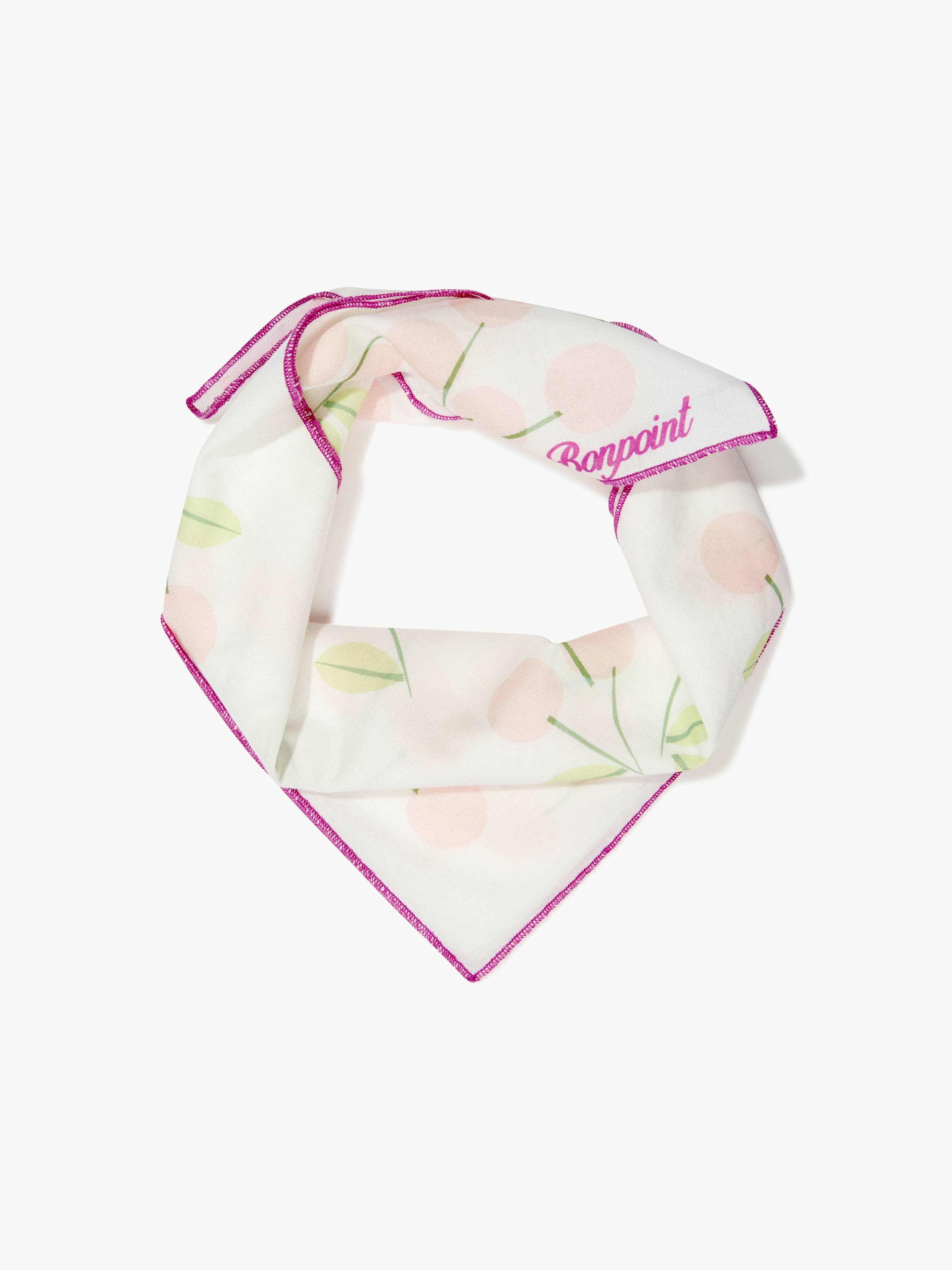 Bonpoint Girls Floral Bandana in White