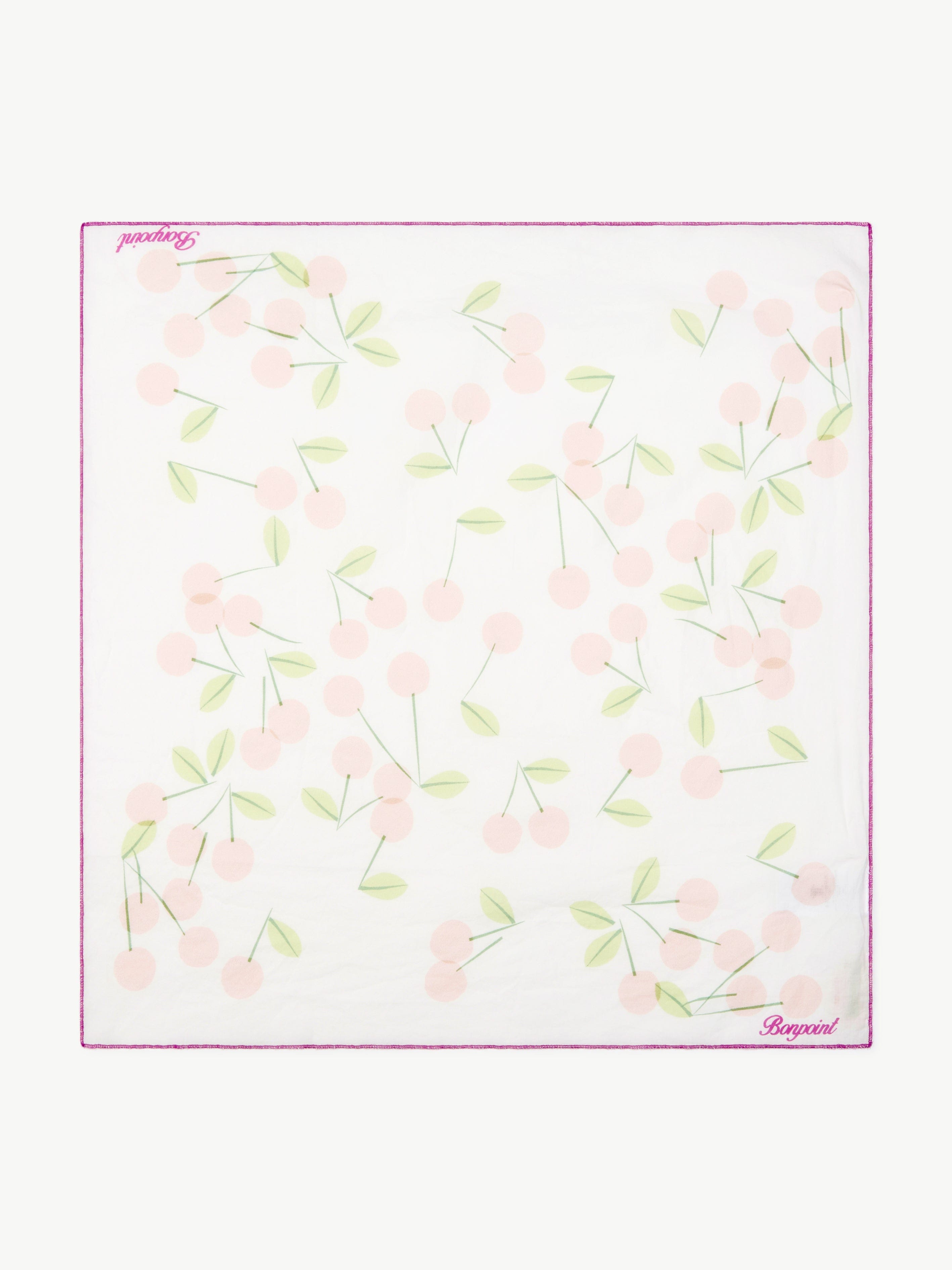 Bonpoint Girls Floral Bandana in White