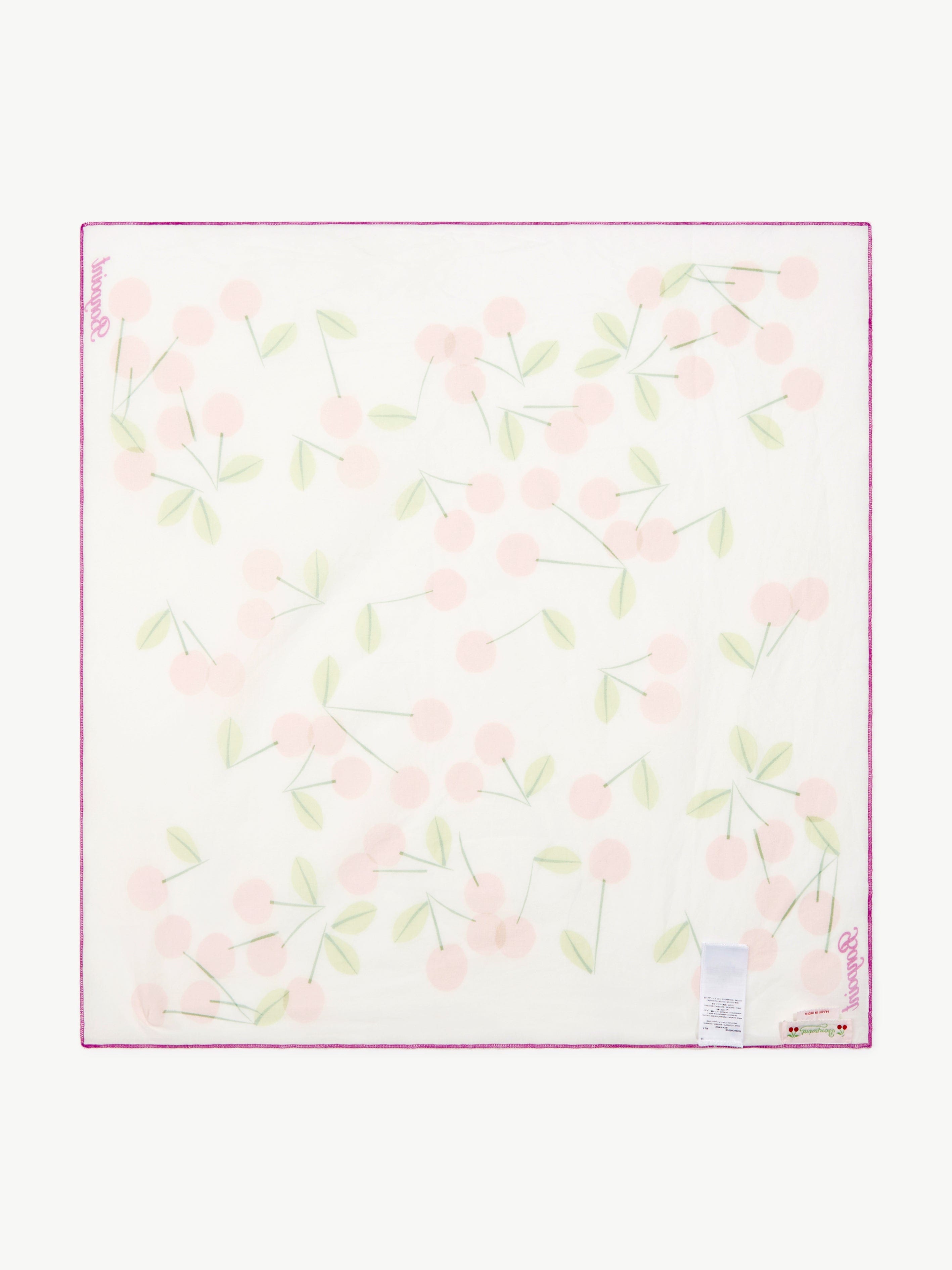 Bonpoint Girls Floral Bandana in White