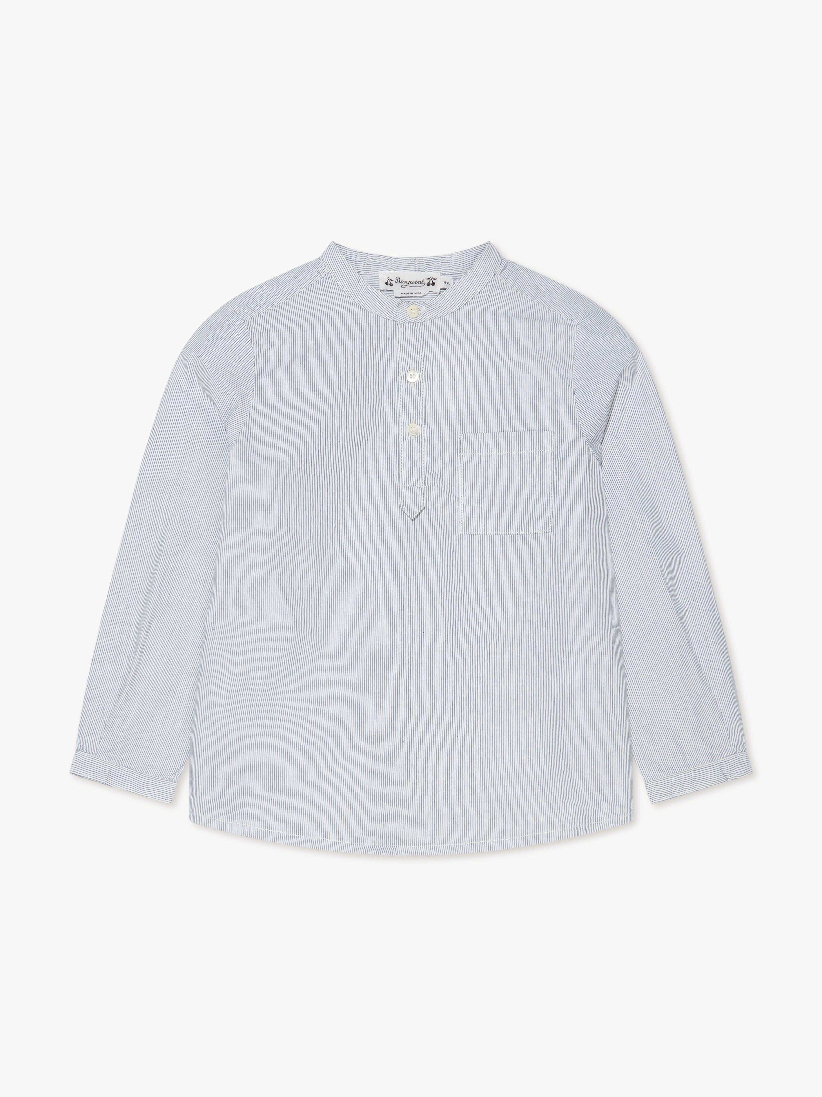 Bonpoint Boys Claude Shirt in Blue