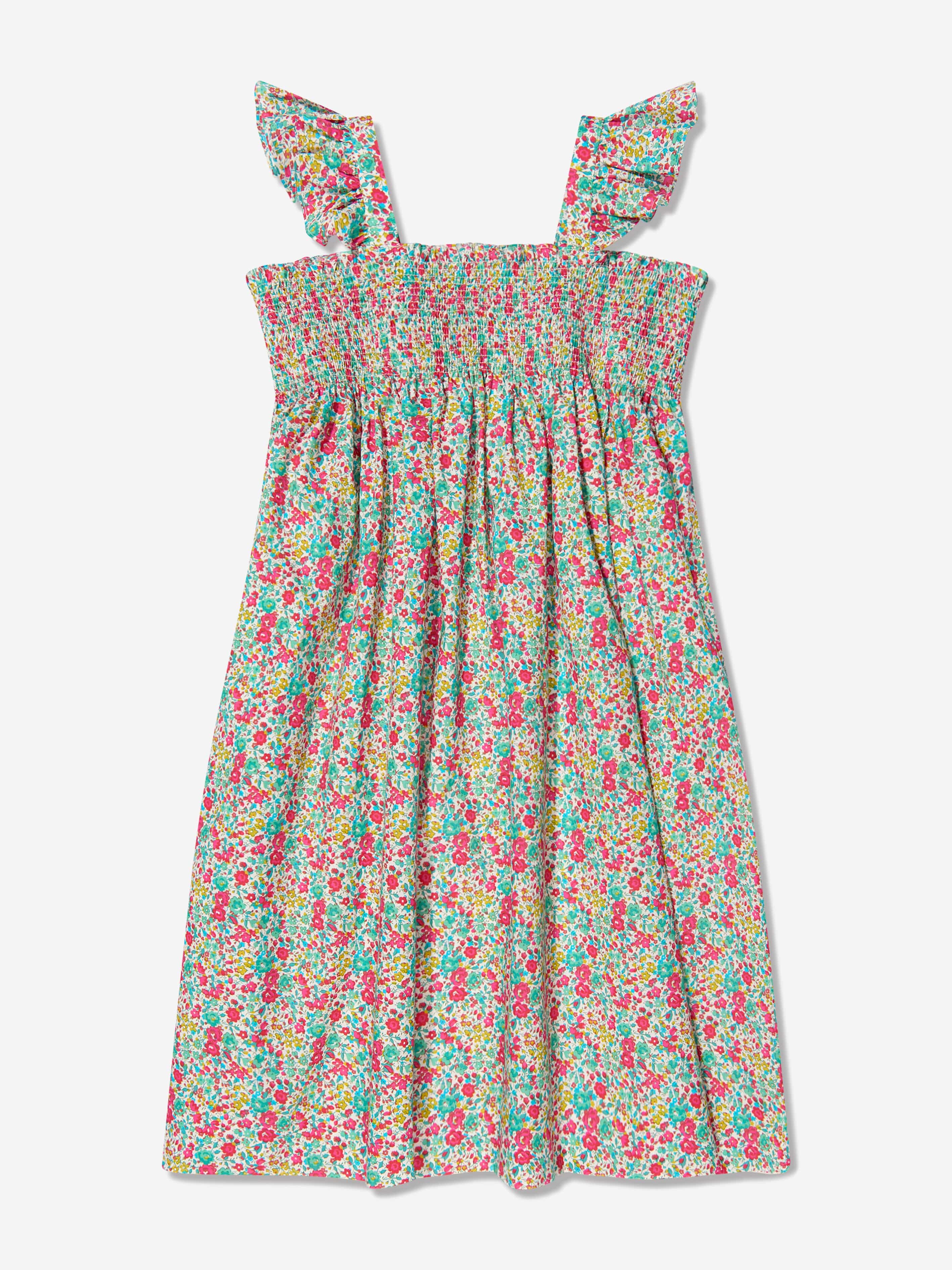 Bonpoint Girls Floral Alexandra Maxi Dress in Multicolour