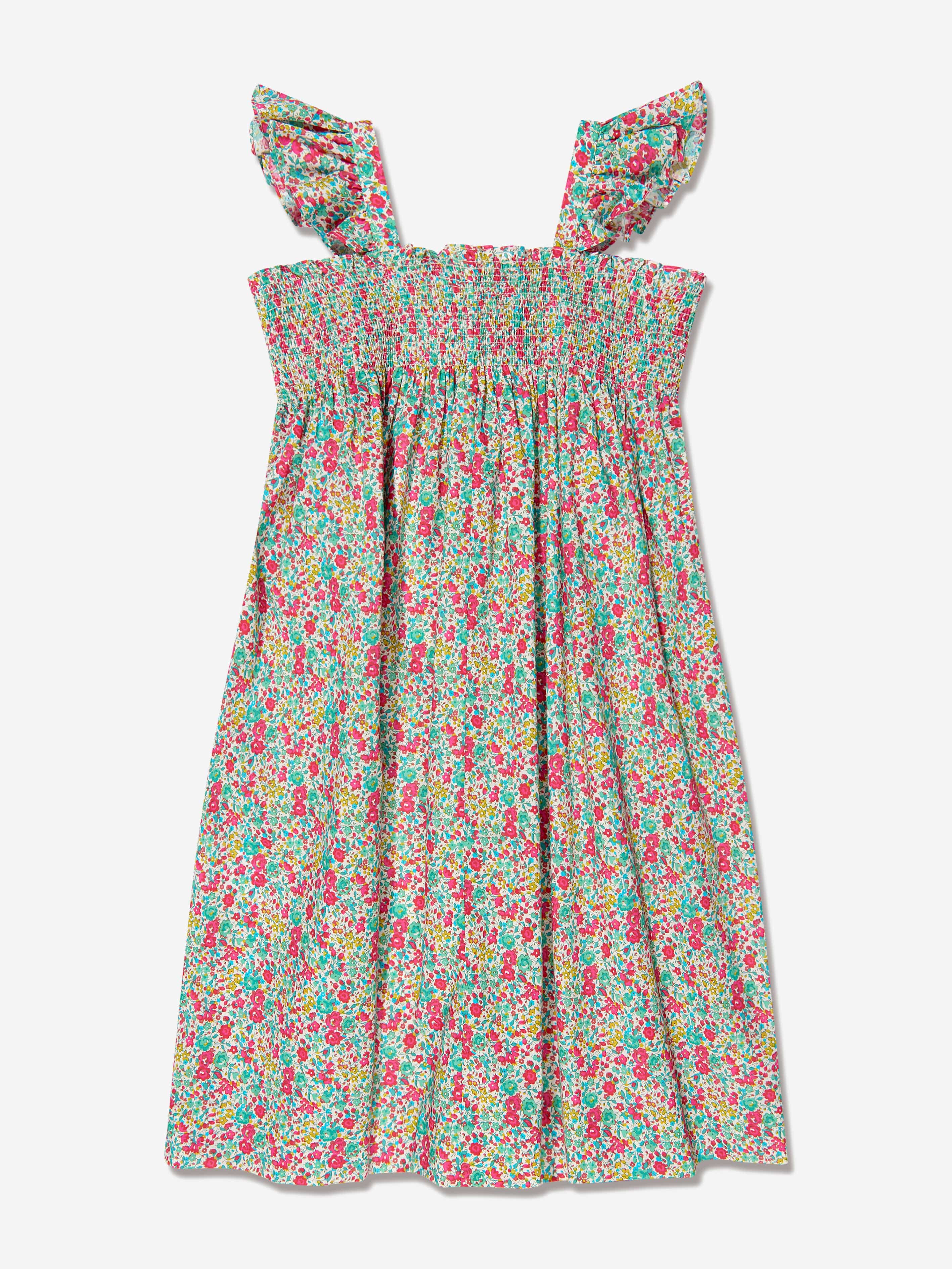 Bonpoint Girls Floral Alexandra Maxi Dress in Multicolour