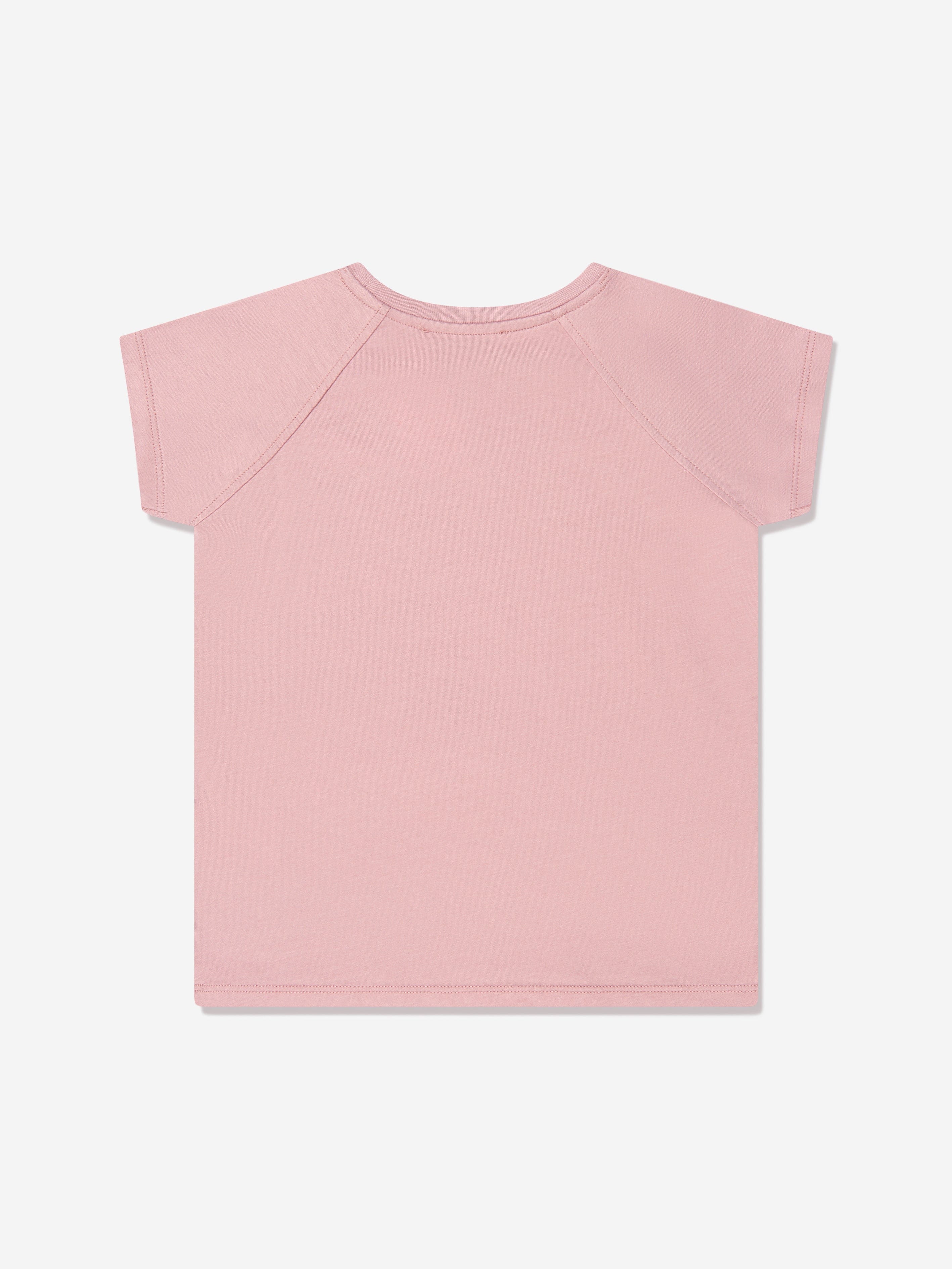 Bonpoint Girls Asmae T-Shirt in Pink