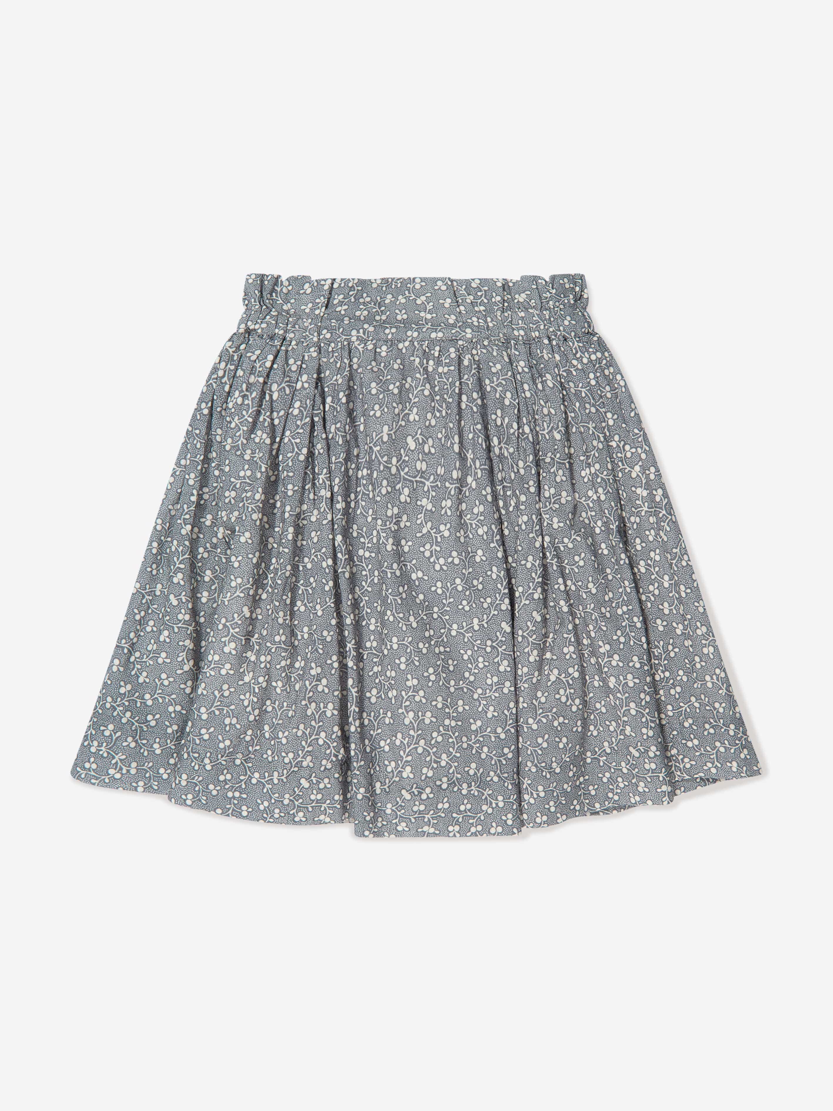 Bonpoint Girls Amicie Skirt in Blue