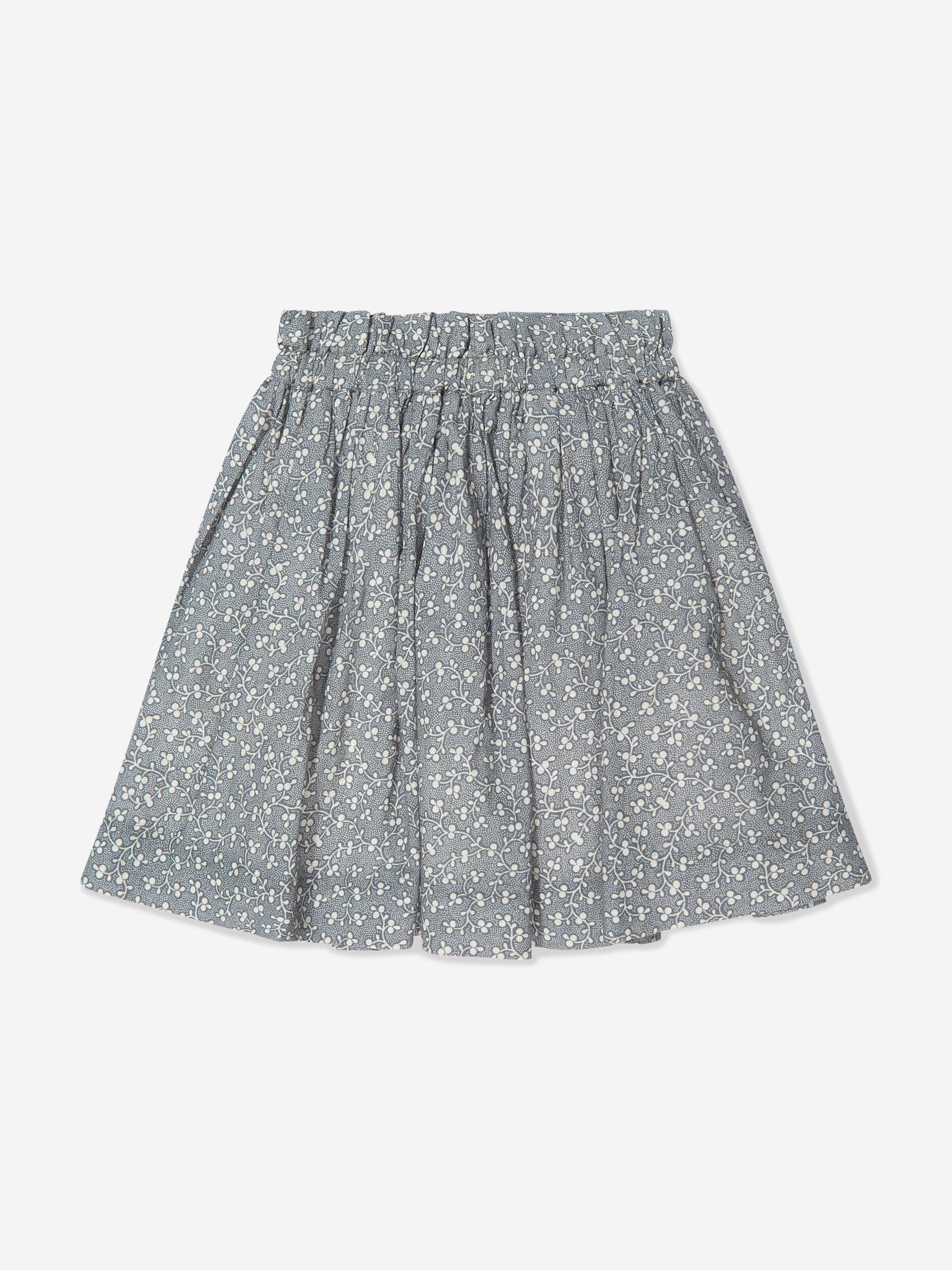 Bonpoint Girls Amicie Skirt in Blue