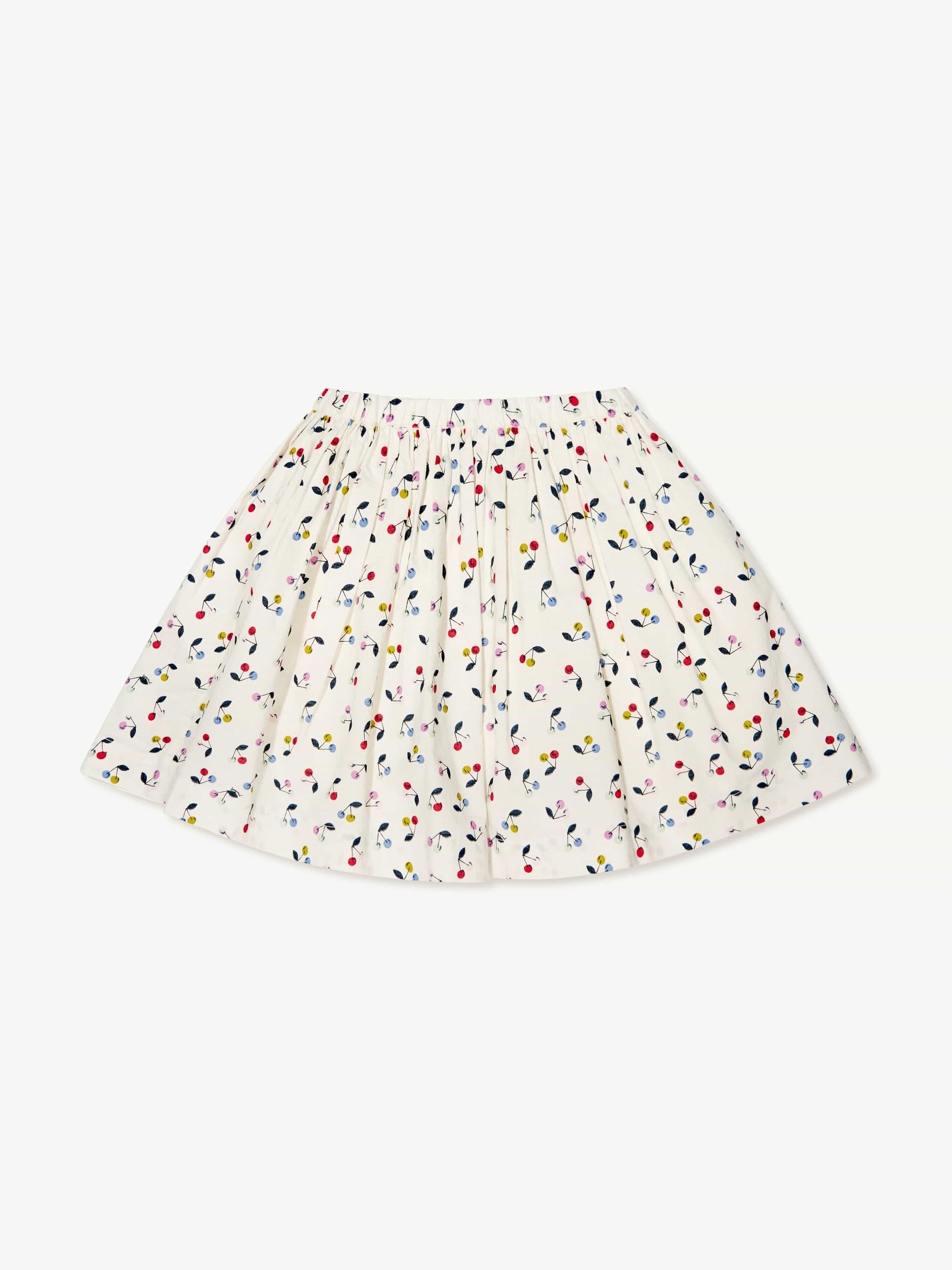 Bonpoint Girls Suzon Skirt in White