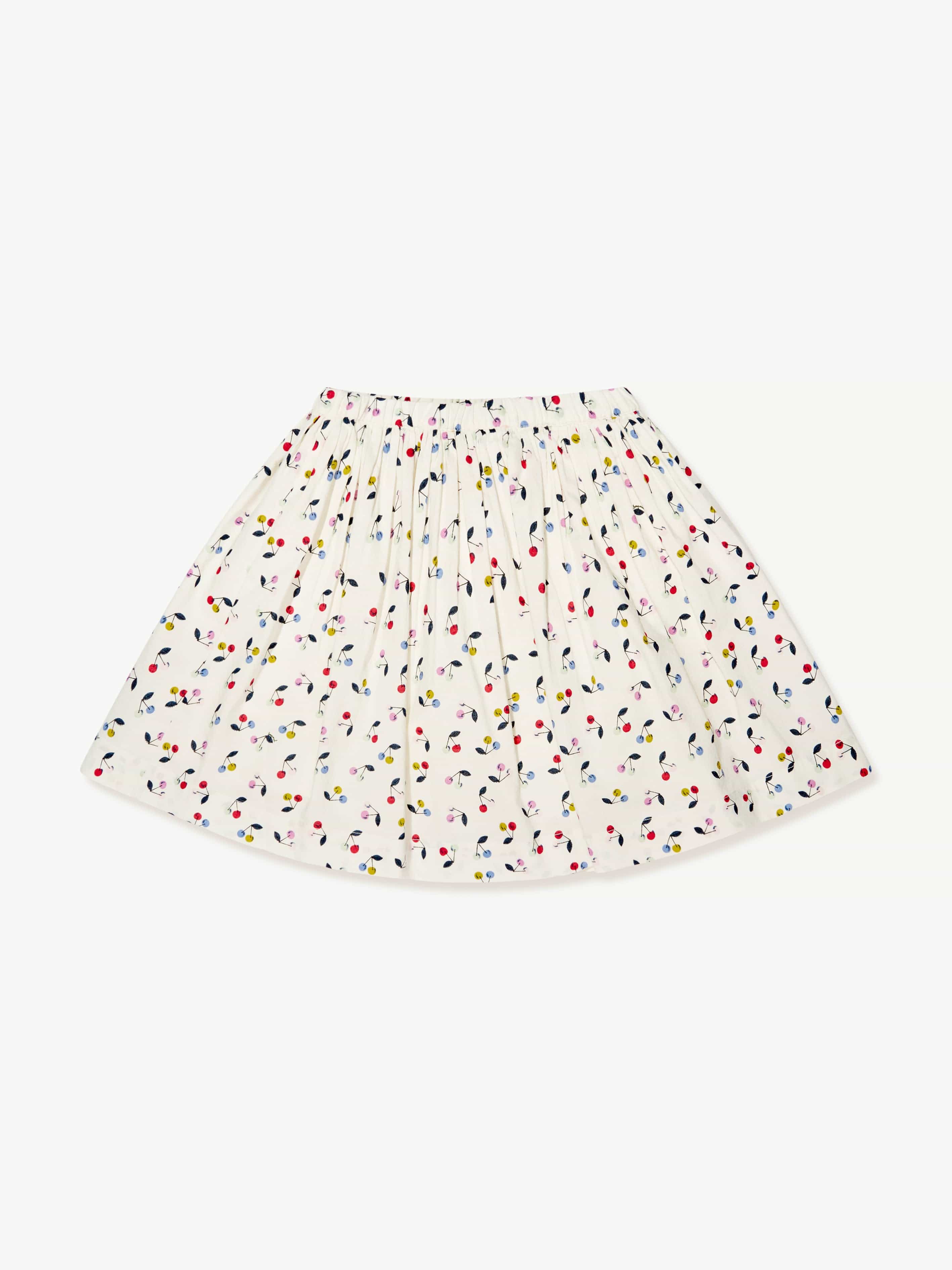 Bonpoint Girls Suzon Skirt in White